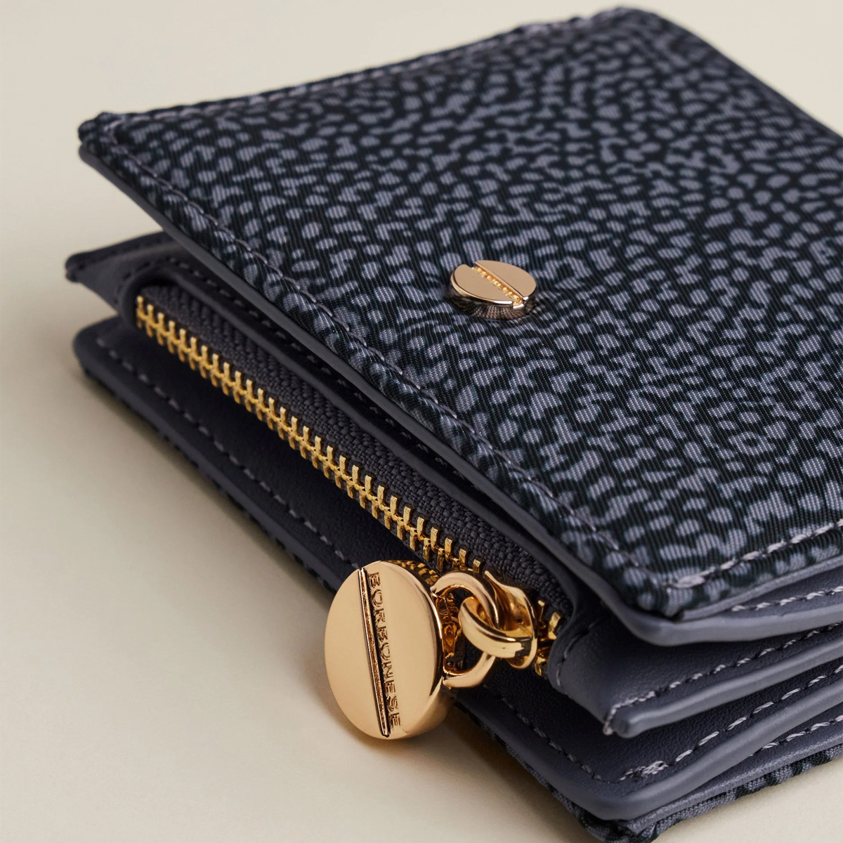 Borbonese Small Denim Wallet - 4