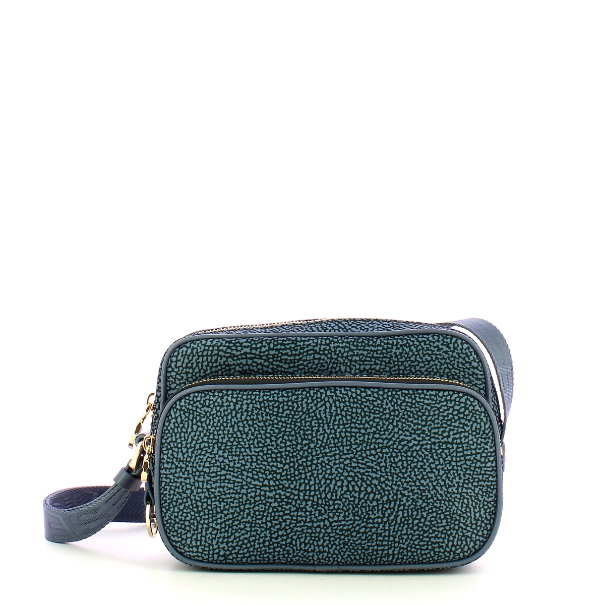Borbonese Camera Bag Small Denim - 1 Borbonese Camera Bag Small Denim - 1