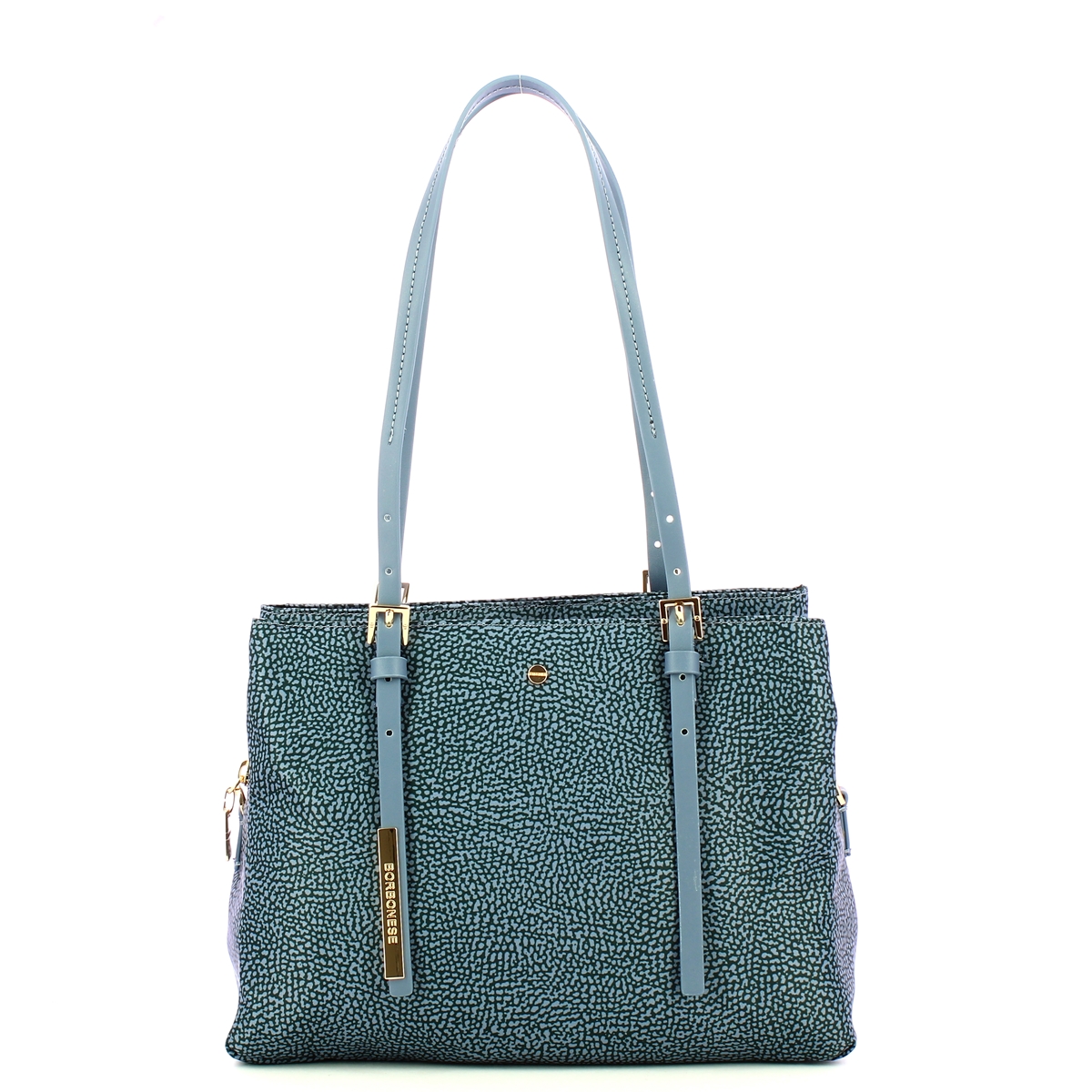Borbonese Borsa a spalla Medium Denim - 1