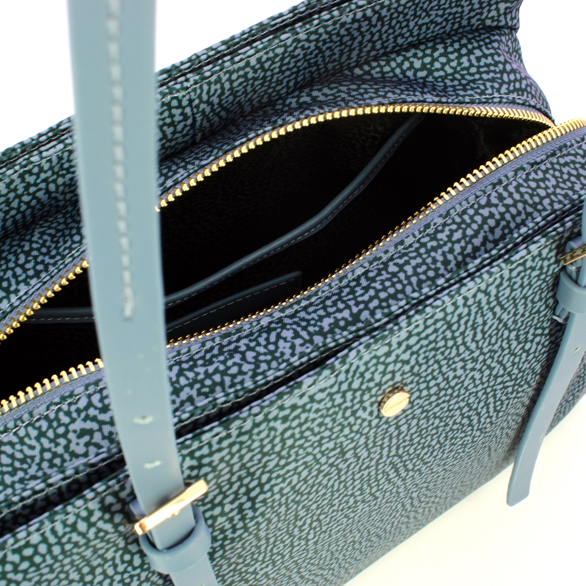 Borbonese Borsa a spalla Medium Denim - 5