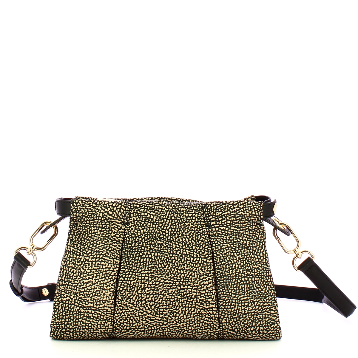 Borbonese Tracolla Cross Over Small OP Naturale Nero - 1