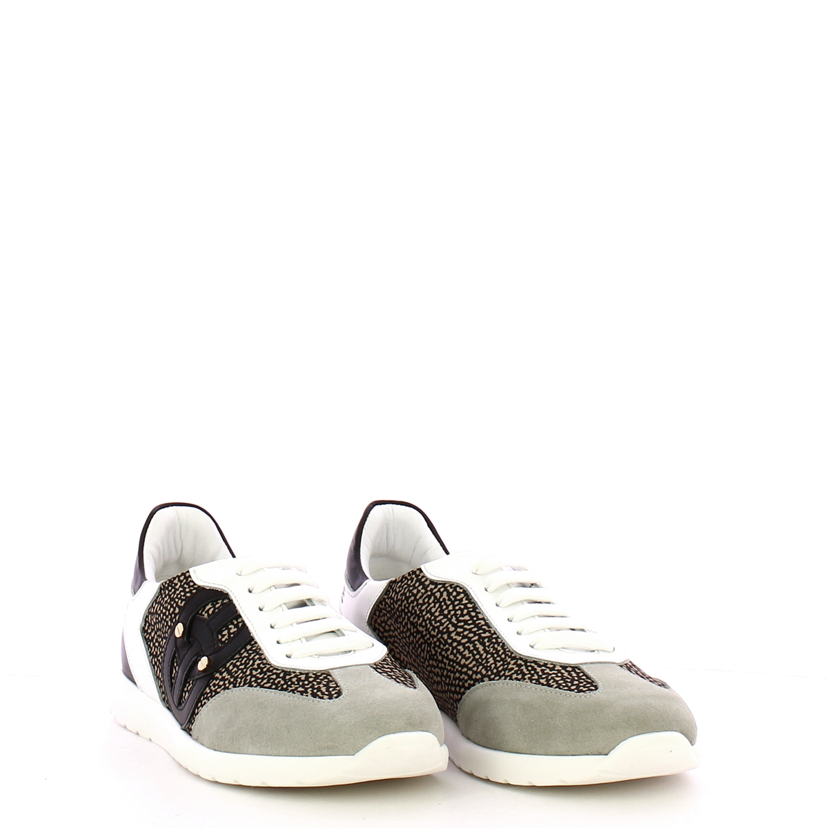 Borbonese Sneakers Nero OP Naturale - 2