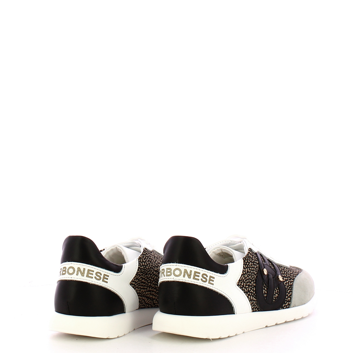 Borbonese Sneakers Nero OP Naturale - 3