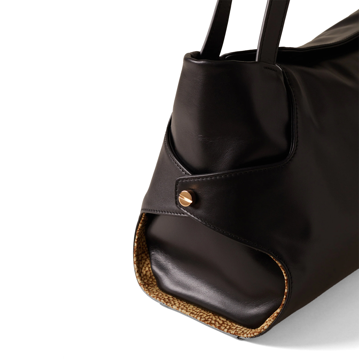 Borbonese Borsa a spalla Medium Coupè Nero - 4 Borbonese Borsa a spalla Medium Coupè Nero - 4