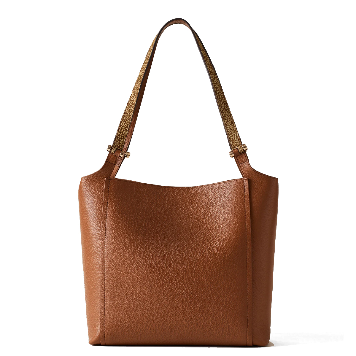 Borbonese Shopper Bolt Terracotta OP Naturale - 3