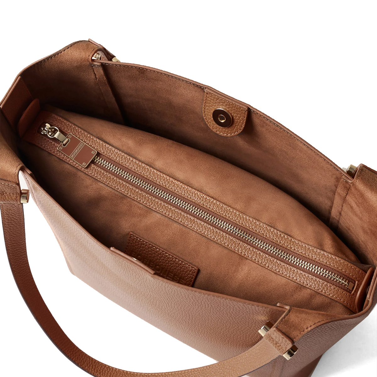 Borbonese Shopper Bolt Terracotta OP Naturale - 5