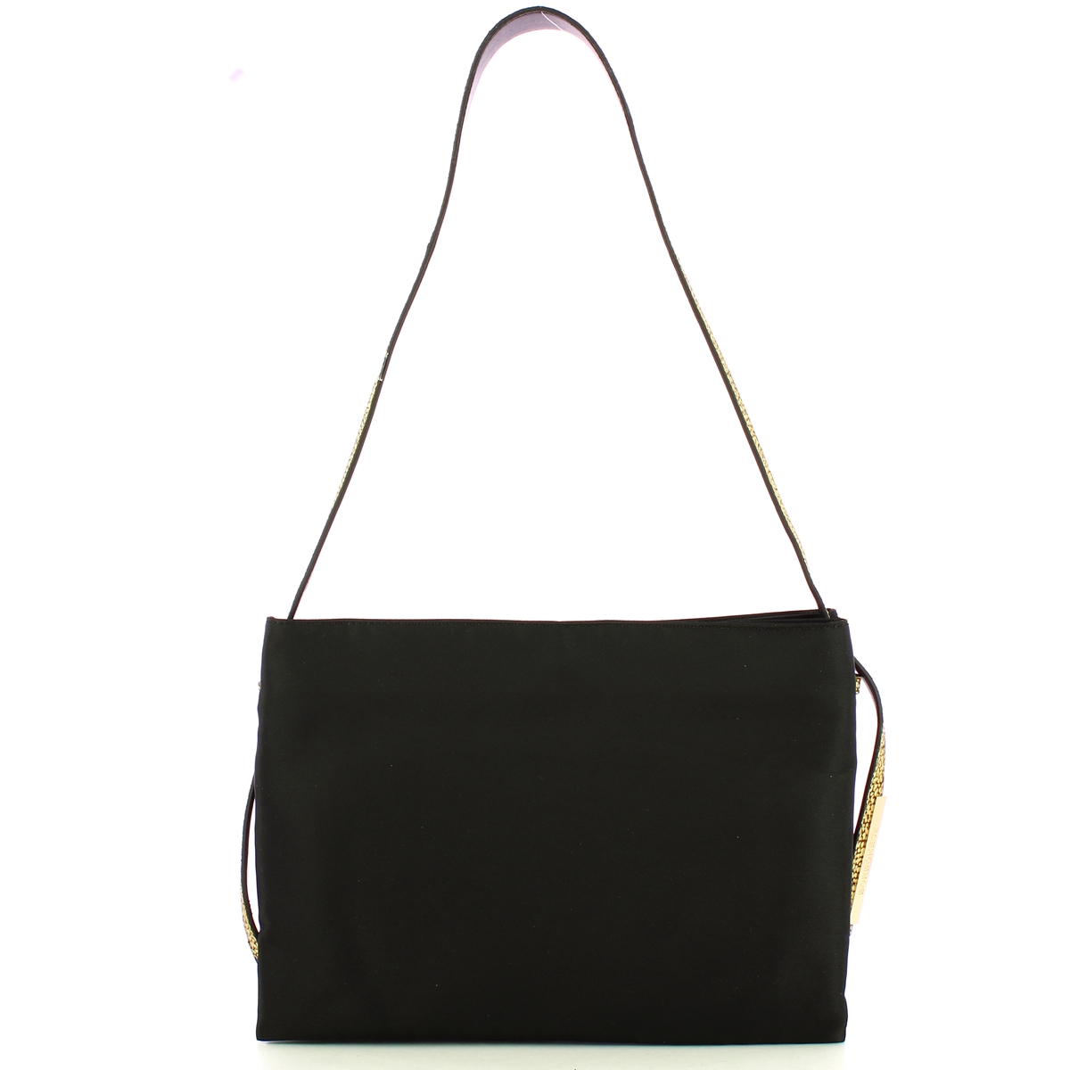 Borbonese Borsa a spalla Hobo S Nero OP Naturale - 3