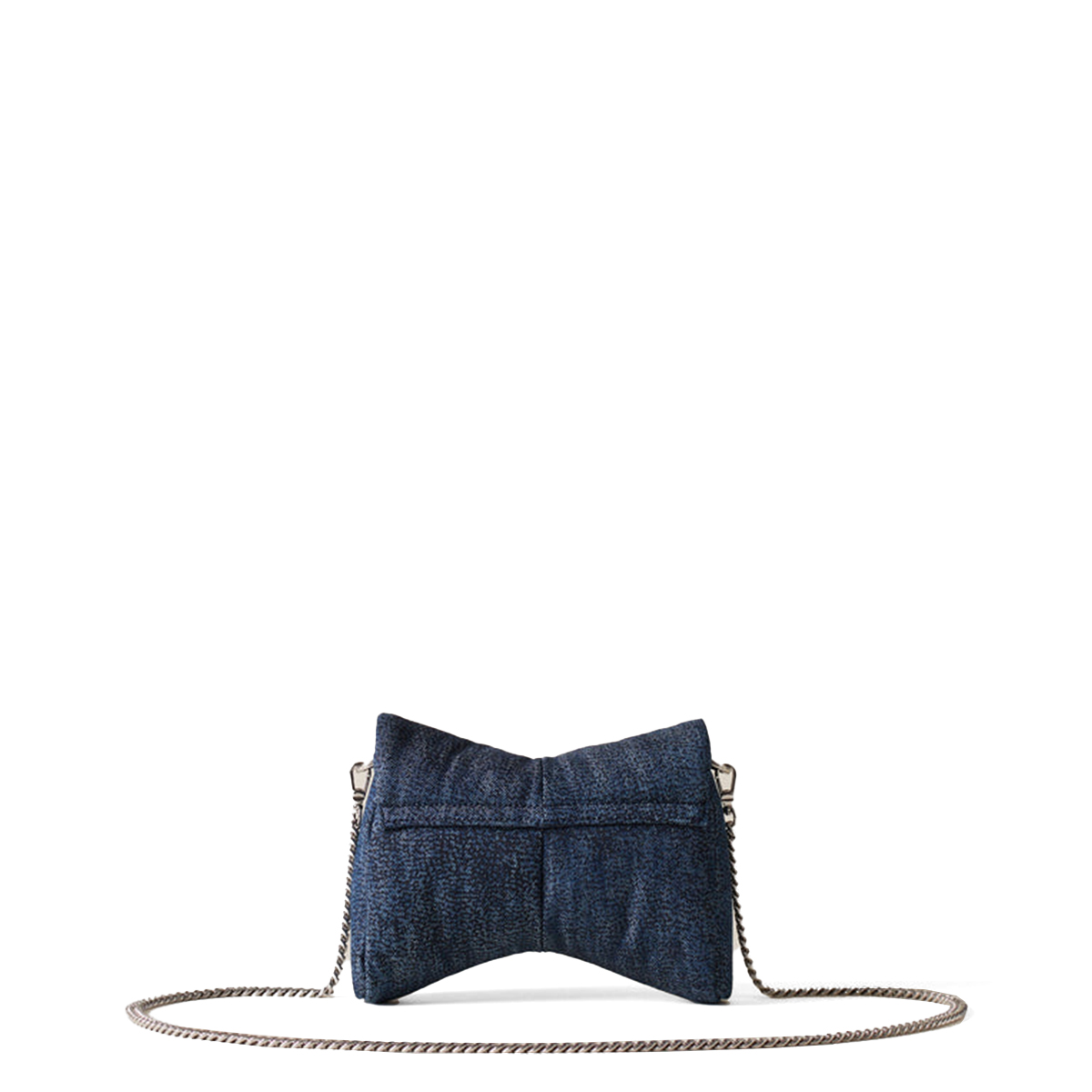 Borbonese Mini Borsa a tracolla Denim Legacy Blu - 3