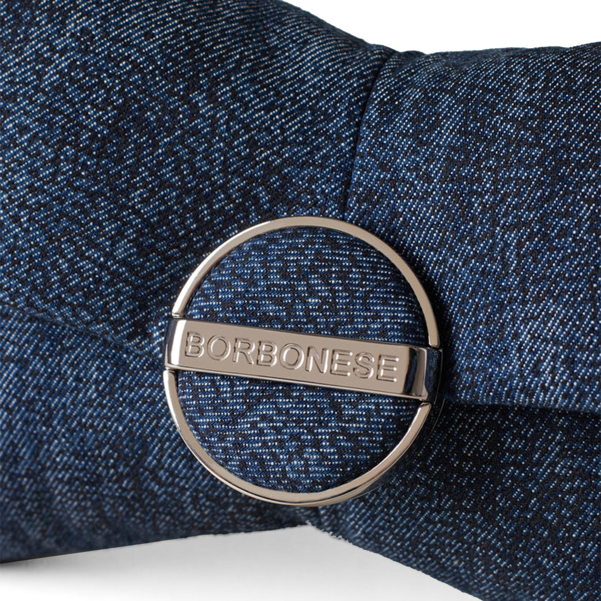 Borbonese Mini Borsa a tracolla Denim Legacy Blu - 4
