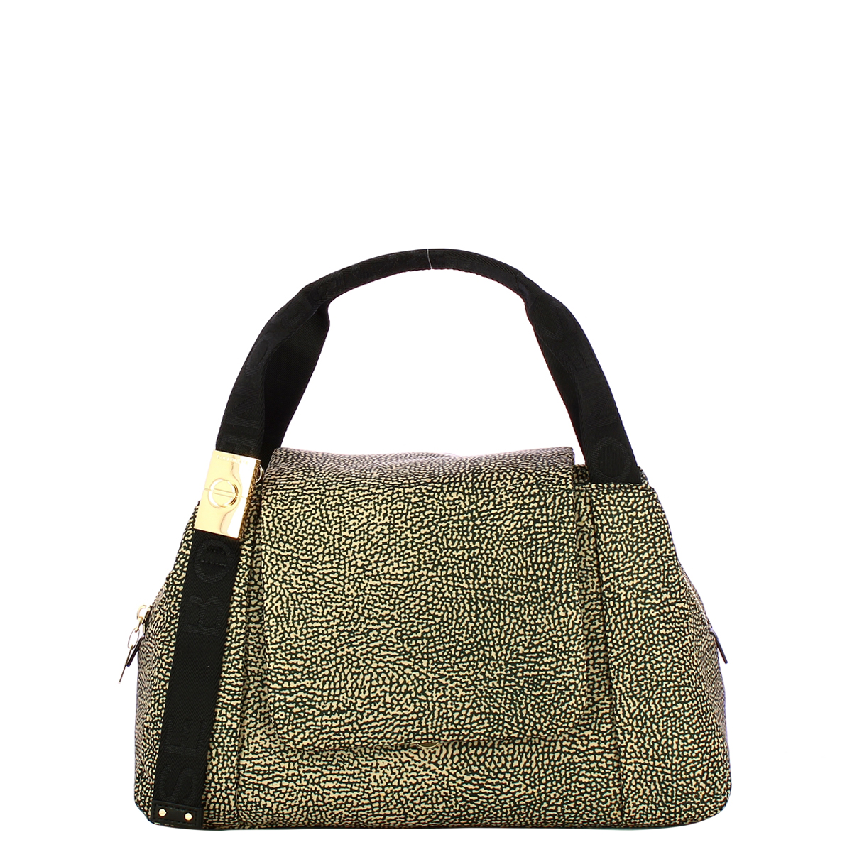 Borbonese Bauletto M OP Naturale Nero - 1