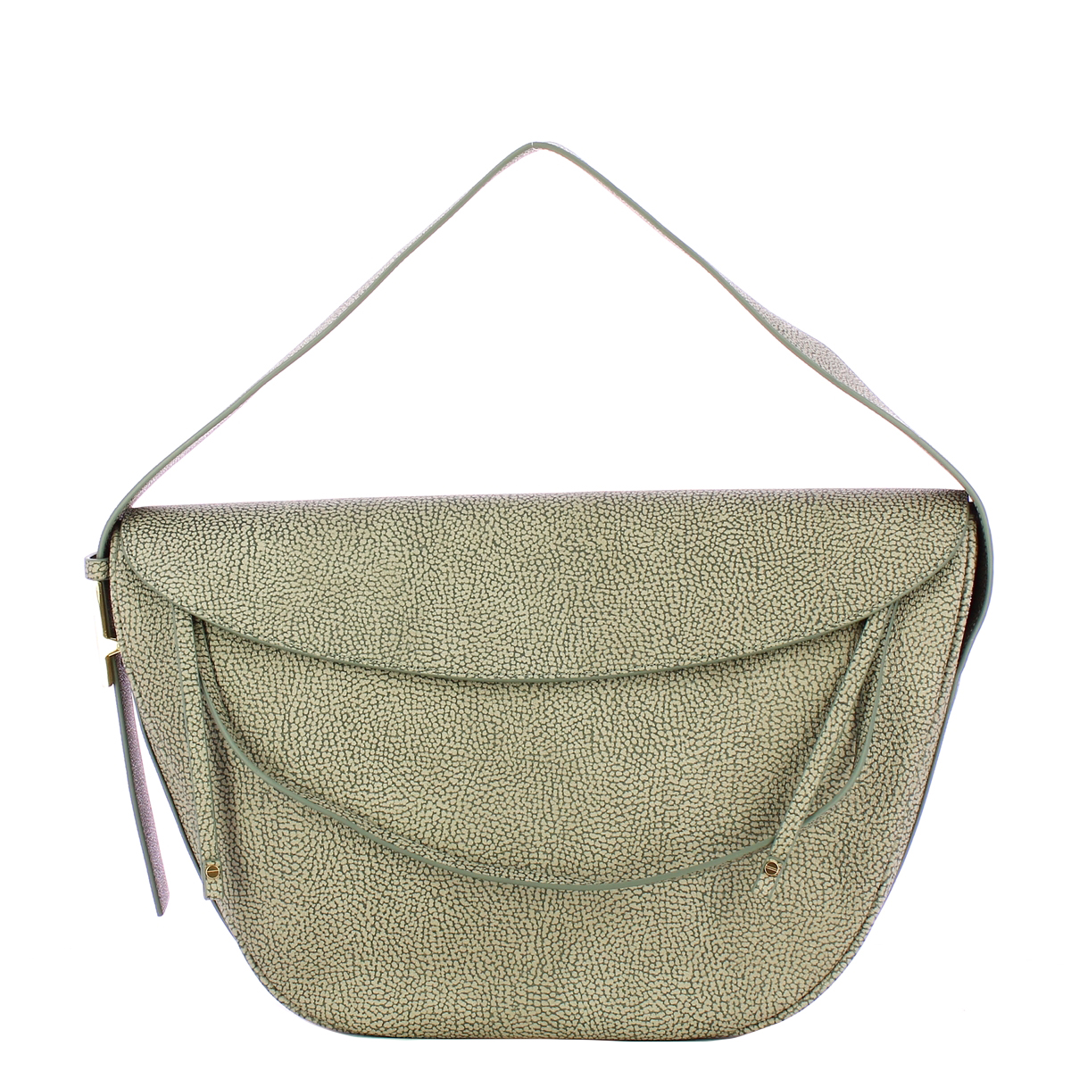 Borbonese Borsa a spalla Hobo M Clay Grey - 1 Borbonese Borsa a spalla Hobo M Clay Grey - 1