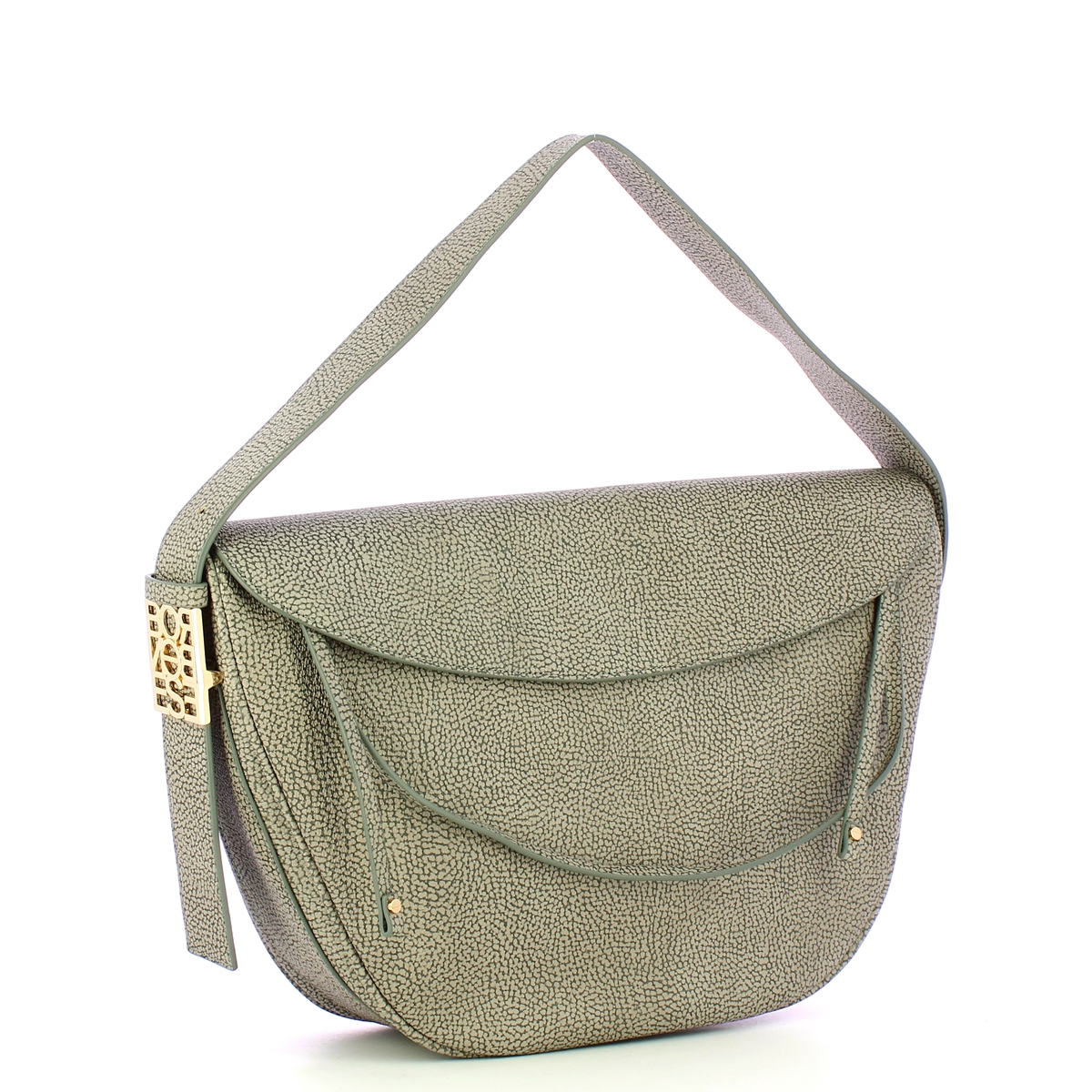 Borbonese Borsa a spalla Hobo M Clay Grey - 2 Borbonese Borsa a spalla Hobo M Clay Grey - 2