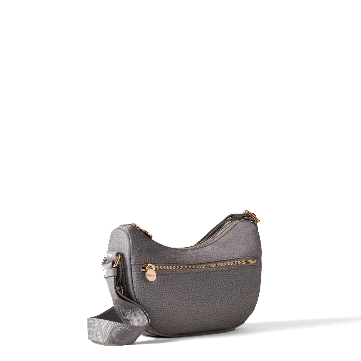 Borbonese Mini Borsa Luna Bag con taschino Cloud - 2