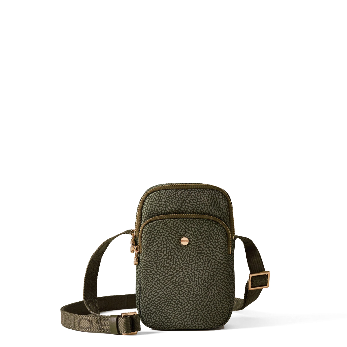 Borbonese Mini tracollina Verde Militare - 1 Borbonese Mini tracollina Verde Militare - 1