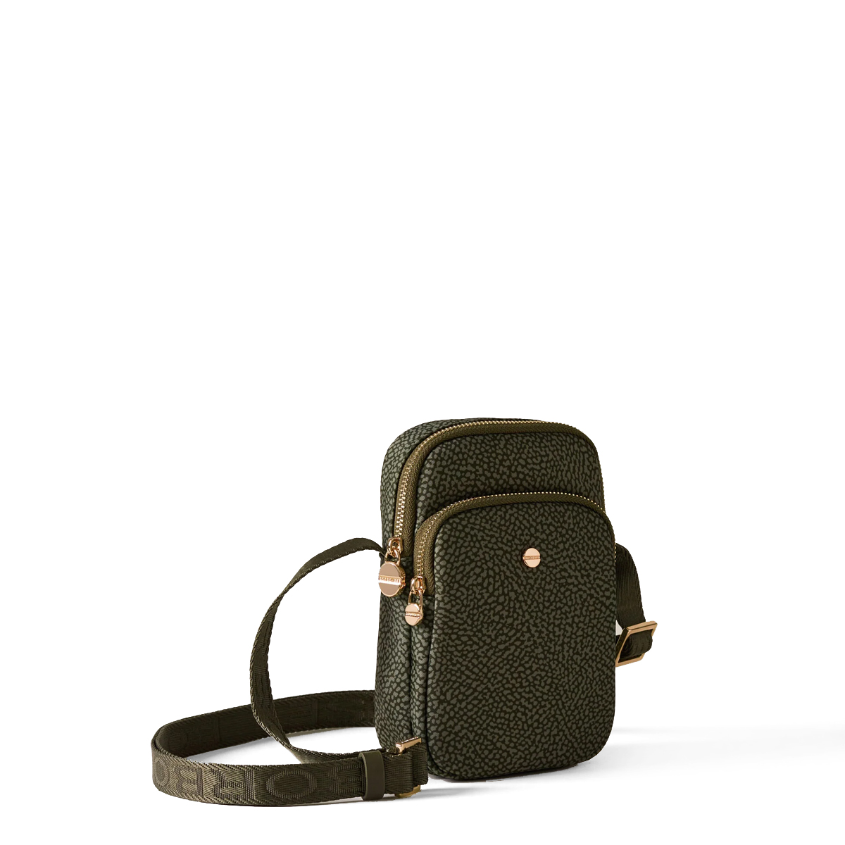 Borbonese Mini tracollina Verde Militare - 2 Borbonese Mini tracollina Verde Militare - 2