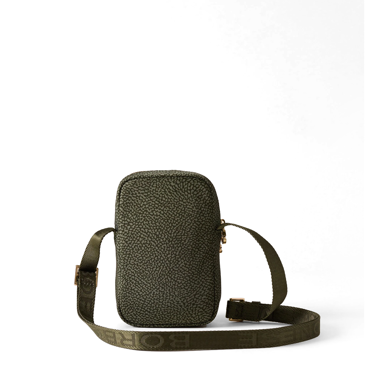 Borbonese Mini tracollina Verde Militare - 3 Borbonese Mini tracollina Verde Militare - 3