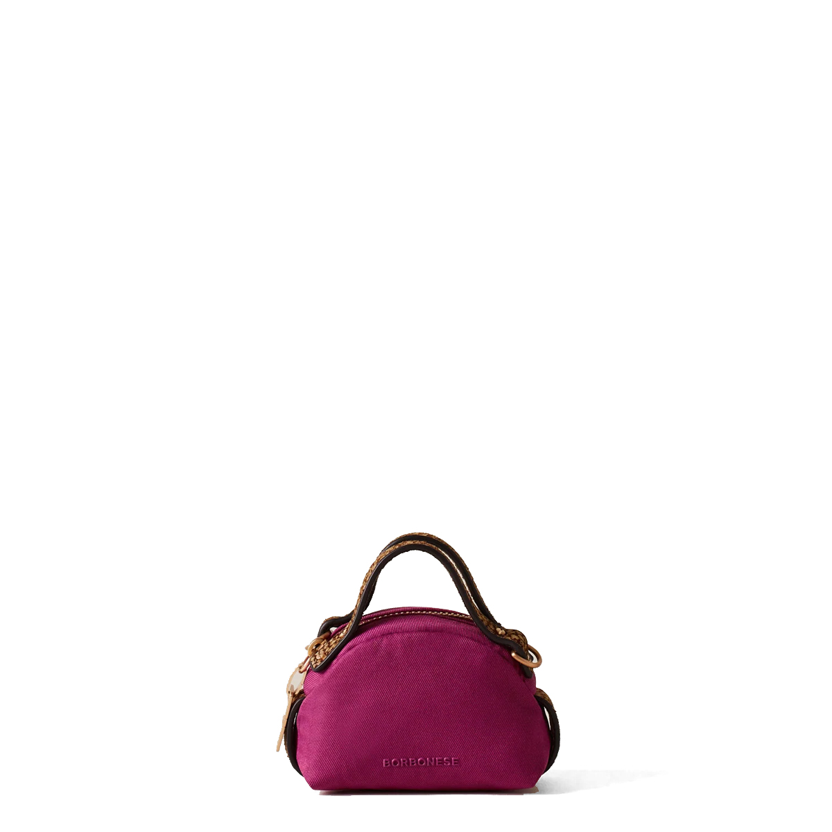 Borbonese Portachiavi Sexy Bag Amarone OP Naturale - 1 Borbonese Portachiavi Sexy Bag Amarone OP Naturale - 1