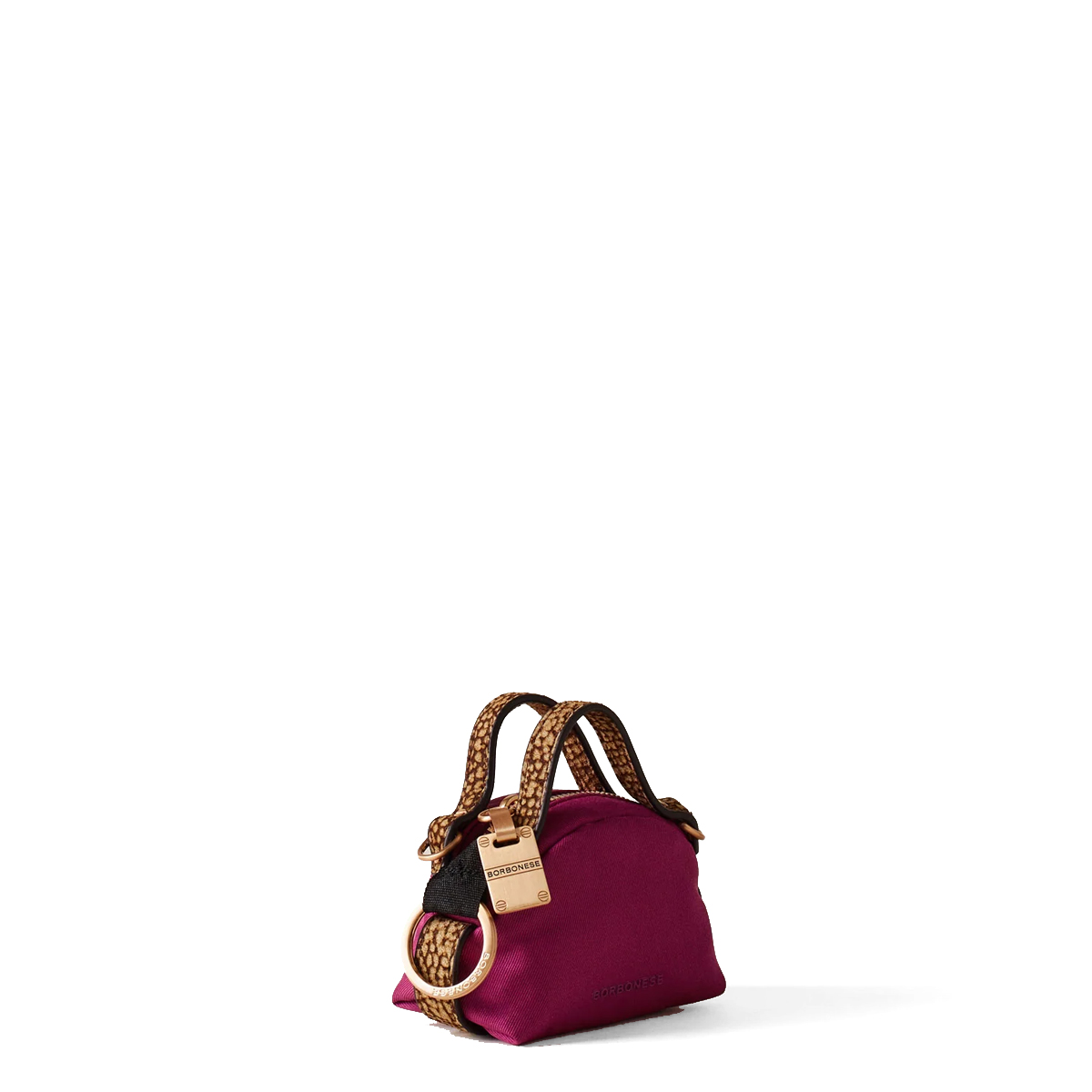 Borbonese Portachiavi Sexy Bag Amarone OP Naturale - 2 Borbonese Portachiavi Sexy Bag Amarone OP Naturale - 2