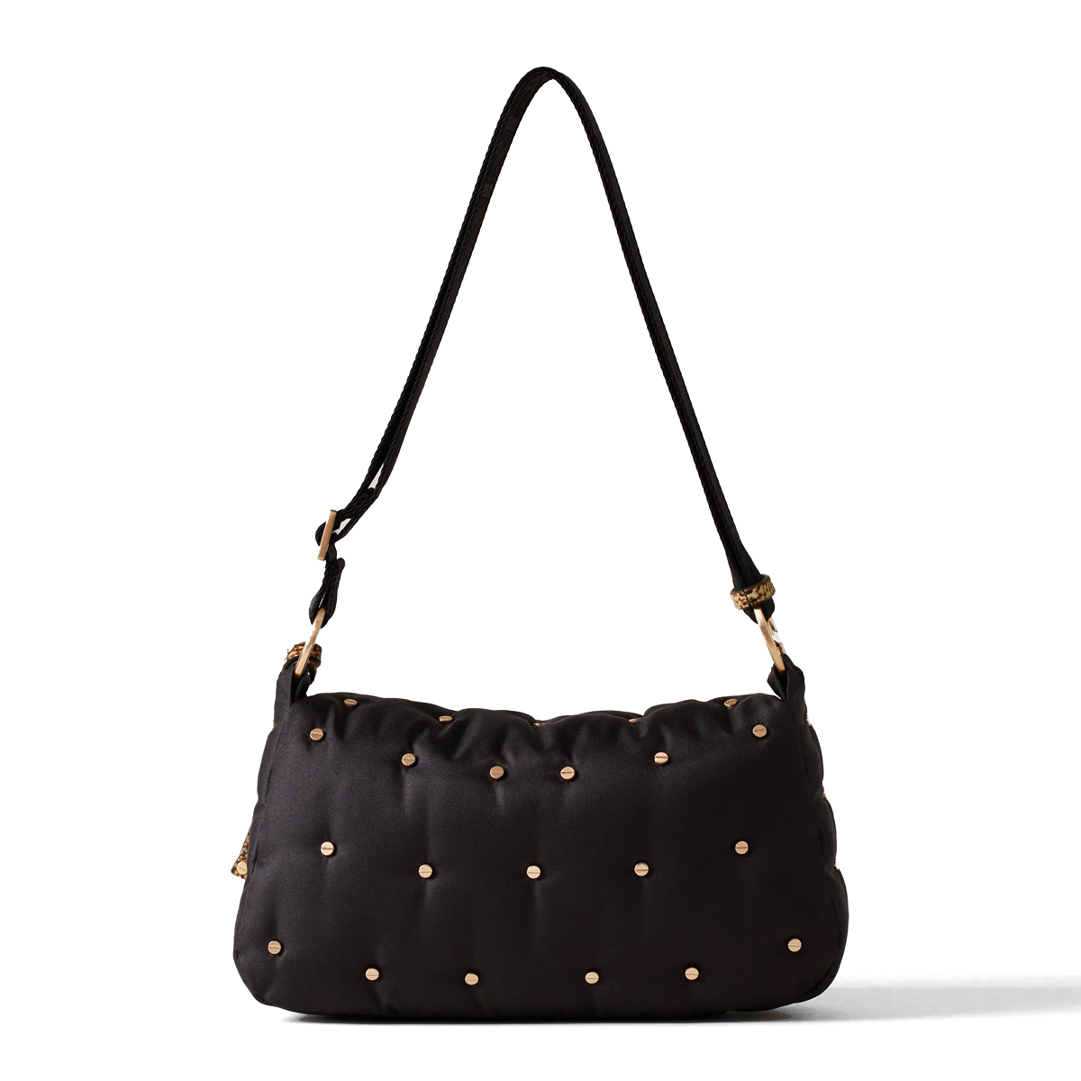 Borbonese Borsa a tracolla Colette Nero OP Naturale - 3 Borbonese Borsa a tracolla Colette Nero OP Naturale - 3