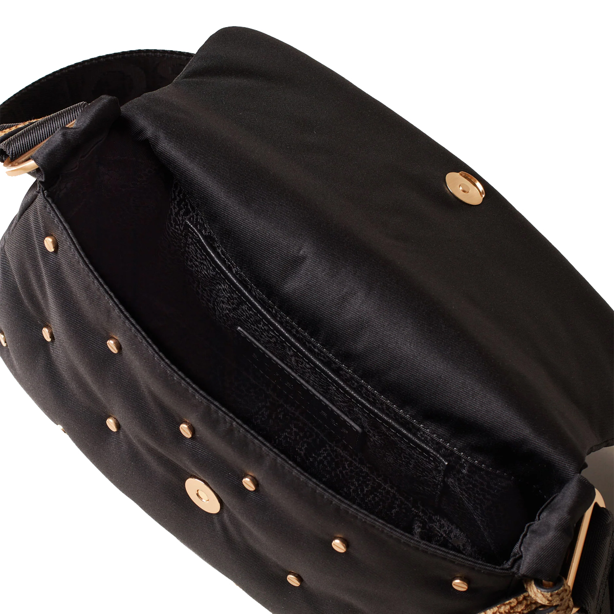 Borbonese Borsa a tracolla Colette Nero OP Naturale - 4 Borbonese Borsa a tracolla Colette Nero OP Naturale - 4