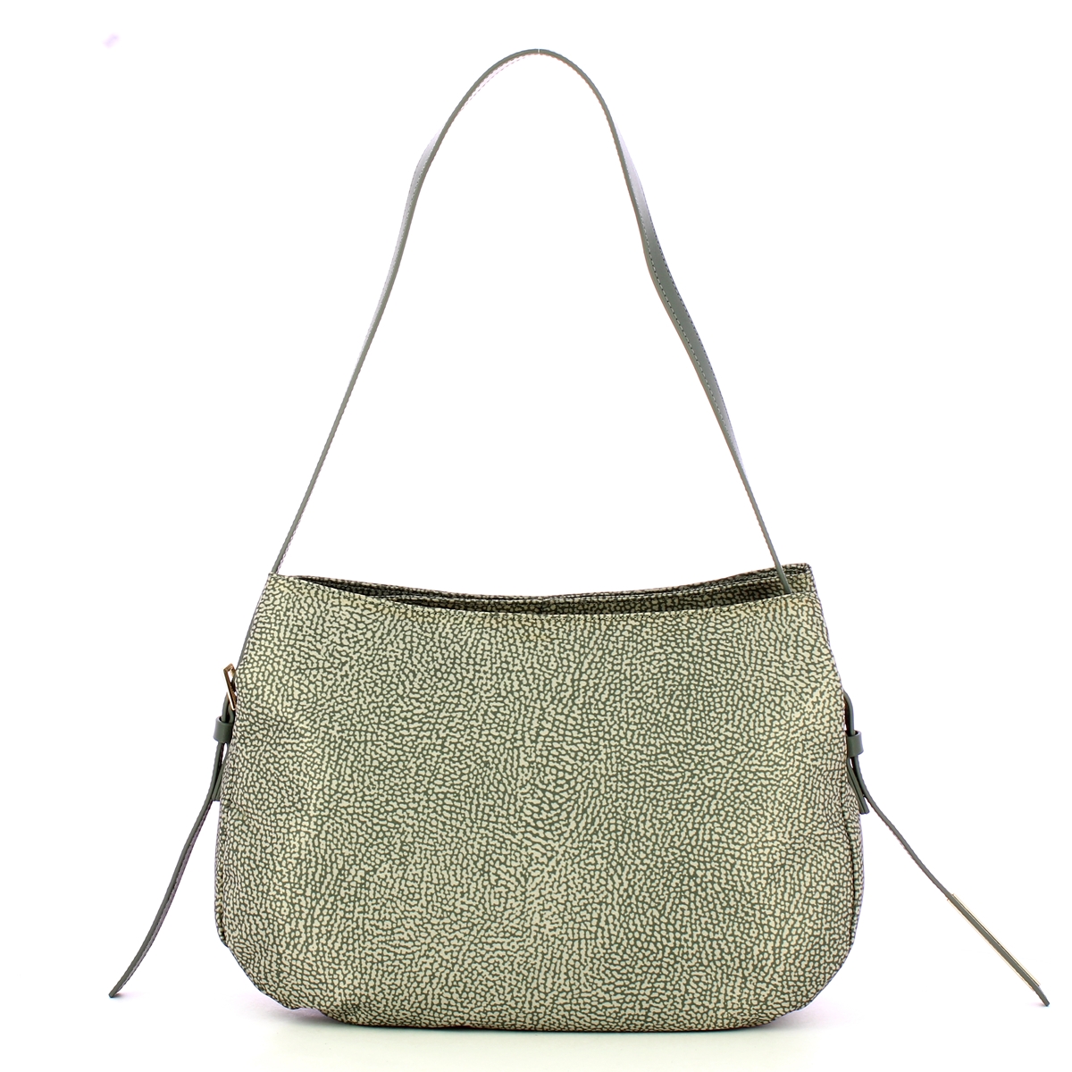 Borbonese Hobo Bag Medium Clay Grey - 3 Borbonese Hobo Bag Medium Clay Grey - 3