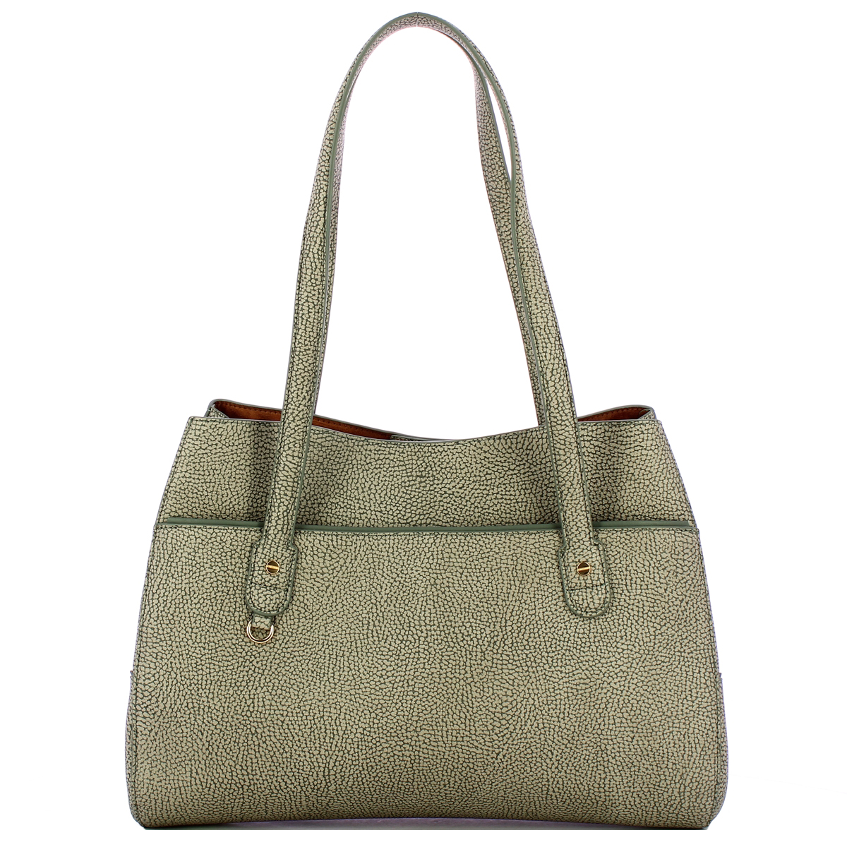Borbonese Borsa a spalla Large Clay Grey - 1 Borbonese Borsa a spalla Large Clay Grey - 1
