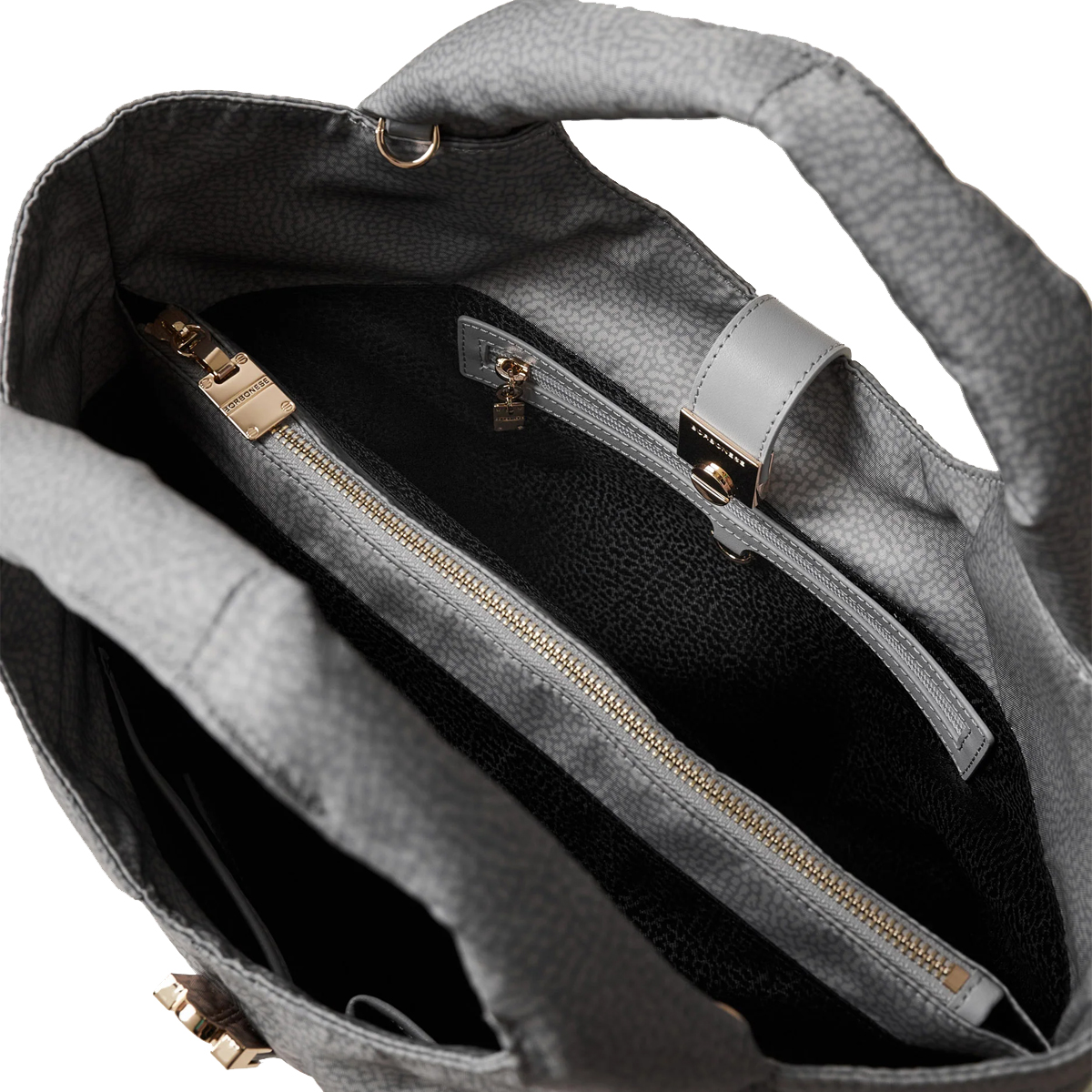 Borbonese Shopper Cortina Medium Cloud - 4 Borbonese Shopper Cortina Medium Cloud - 4