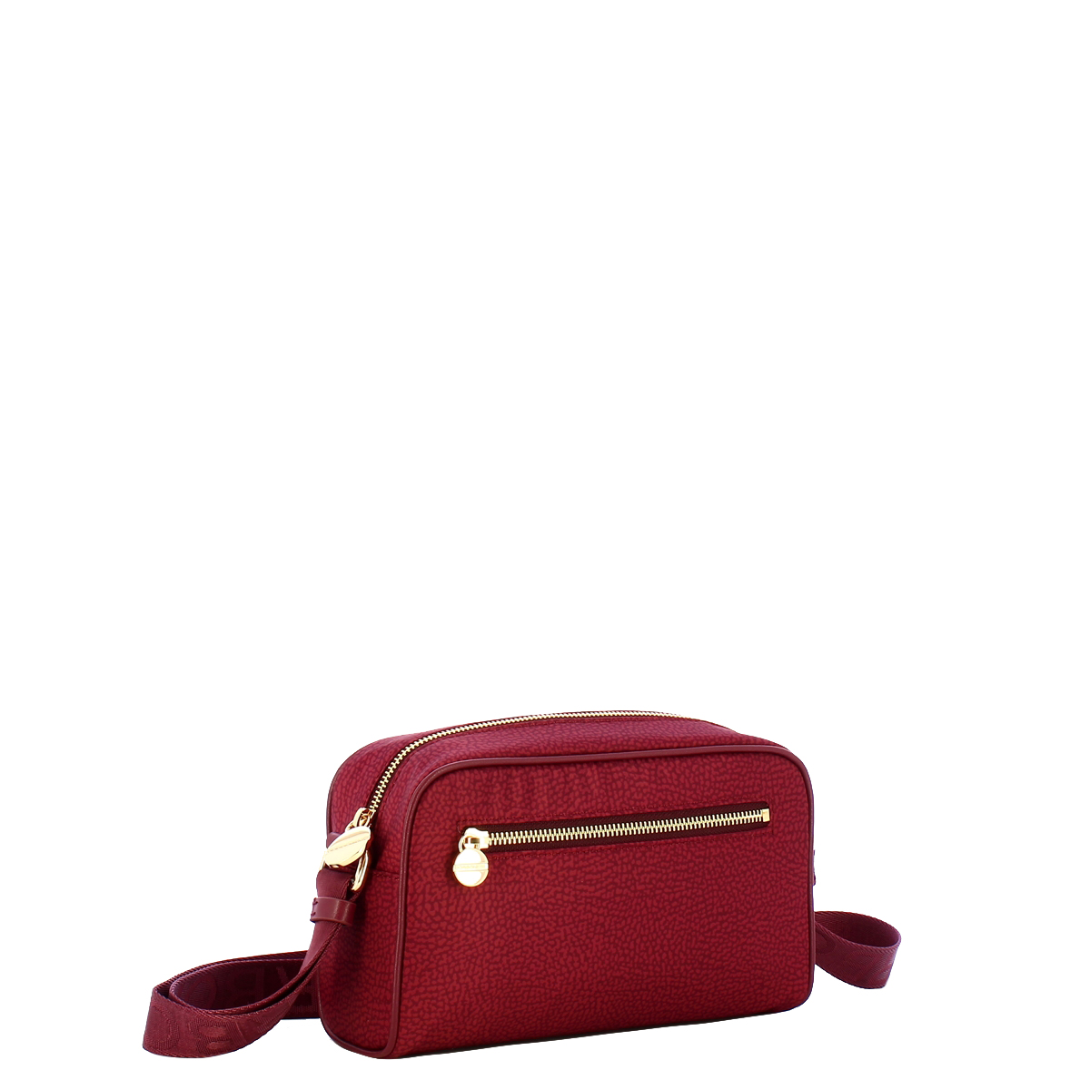 Borbonese Tracollina Small in Nylon Riciclato Merlot - 2 Borbonese Tracollina Small in Nylon Riciclato Merlot - 2