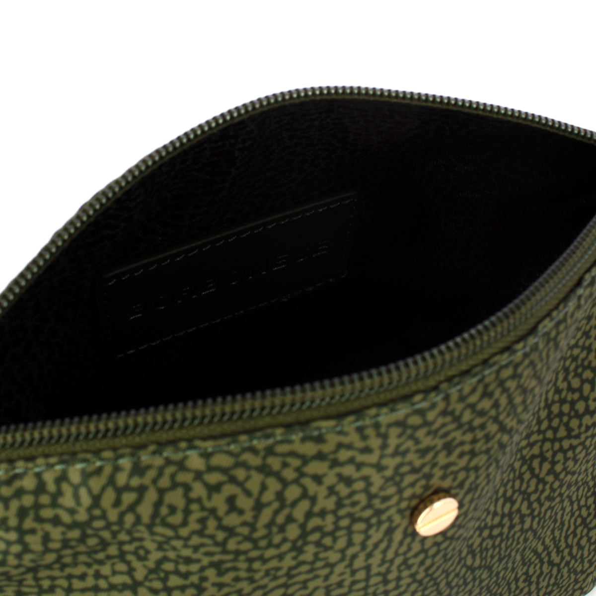 Borbonese Busta Medium in Nylon Riciclato Alloro - 4 Borbonese Busta Medium in Nylon Riciclato Alloro - 4
