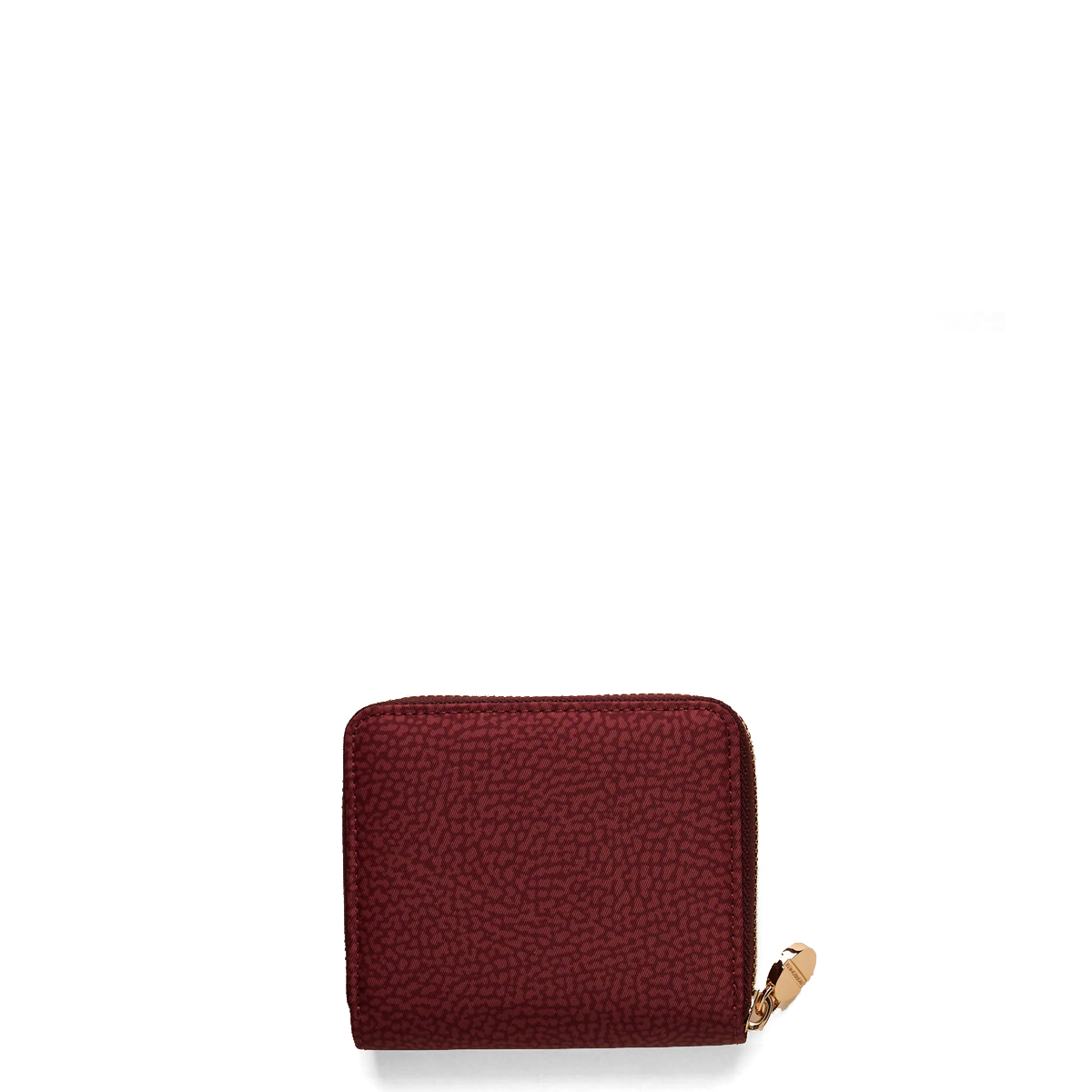 Borbonese Portafoglio Medium RFID in Nylon Riciclato Zip Around Merlot - 2 Borbonese Portafoglio Medium RFID in Nylon Riciclato Zip Around Merlot - 2
