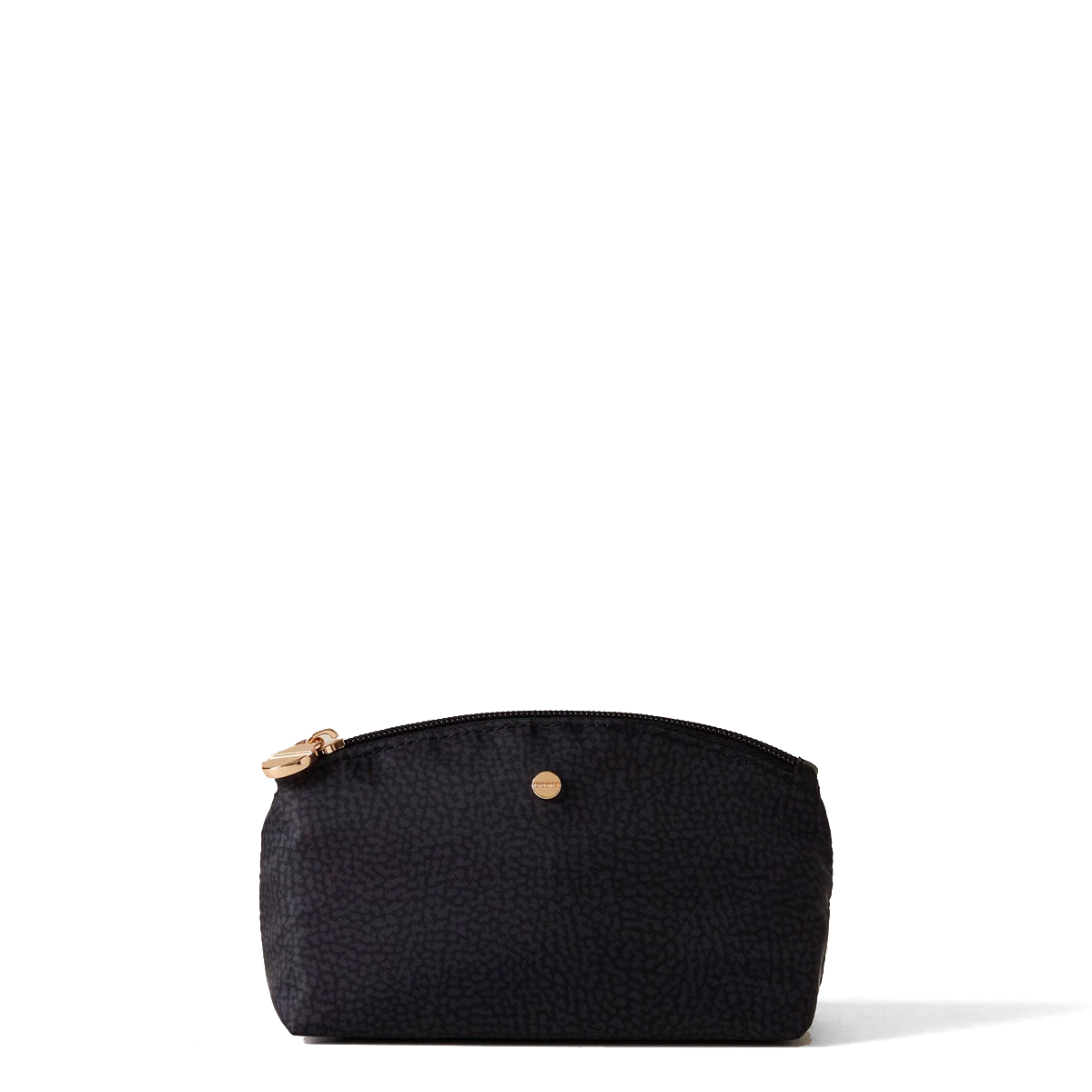 Borbonese Busta Small in tessuto riciclato Dark Black - 1 Borbonese Busta Small in tessuto riciclato Dark Black - 1
