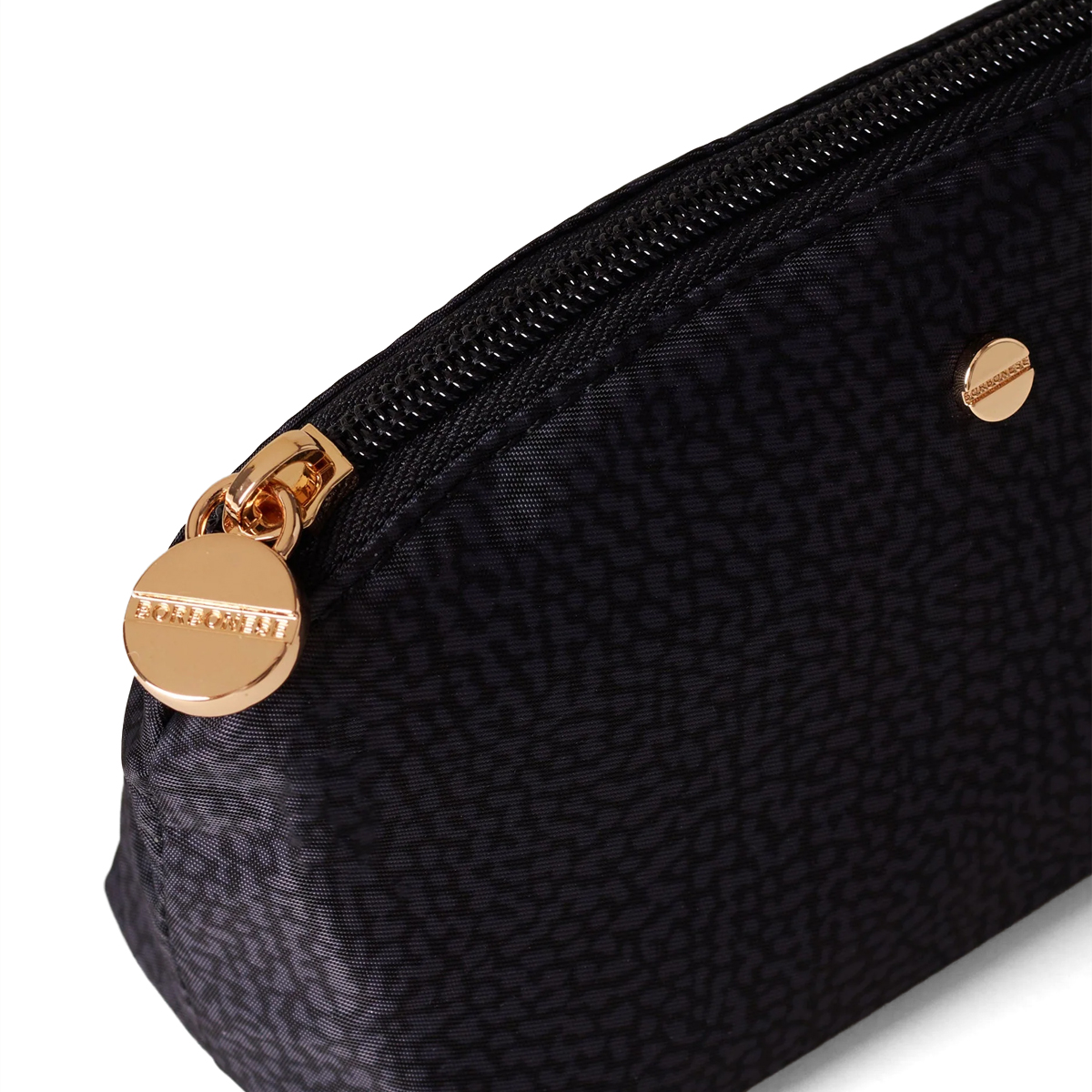 Borbonese Busta Small in tessuto riciclato Dark Black - 4 Borbonese Busta Small in tessuto riciclato Dark Black - 4