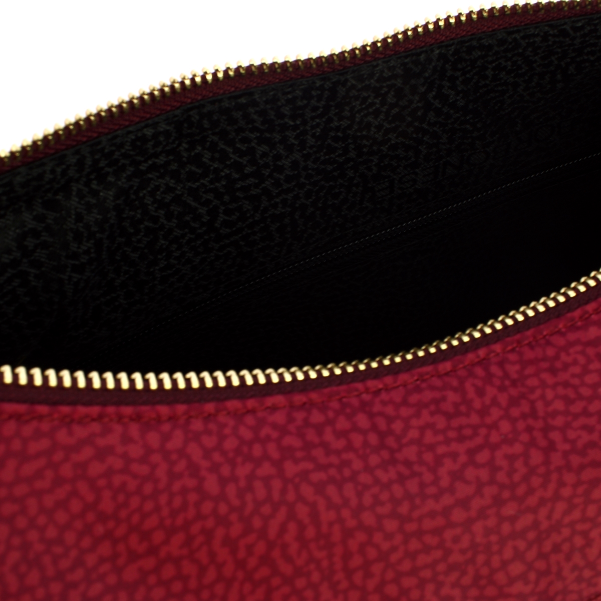 Borbonese Borsa Luna Bag Small con taschino in Nylon Riciclato Merlot - 4 Borbonese Borsa Luna Bag Small con taschino in Nylon Riciclato Merlot - 4
