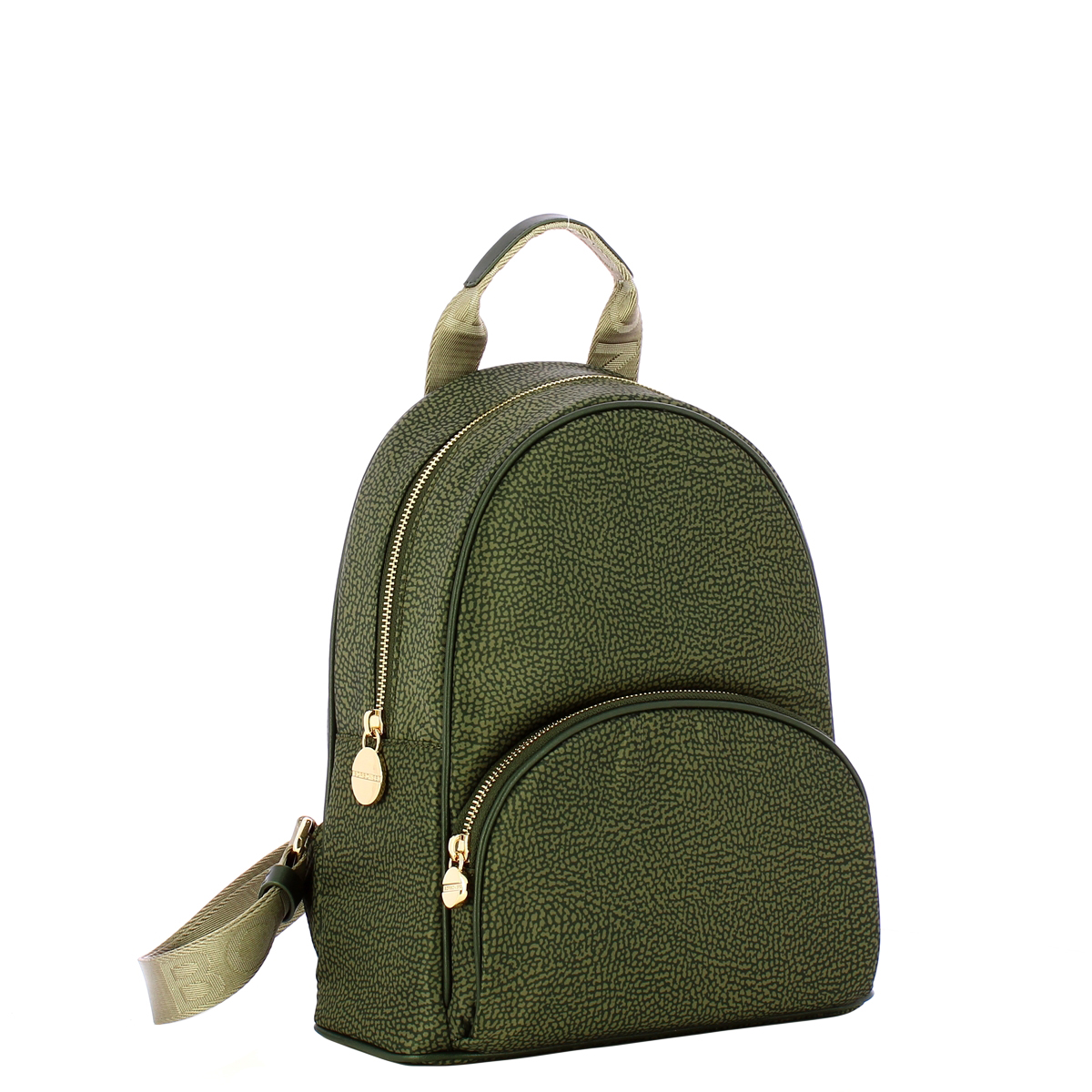 Borbonese Zaino Medium Alloro - 2 Borbonese Zaino Medium Alloro - 2