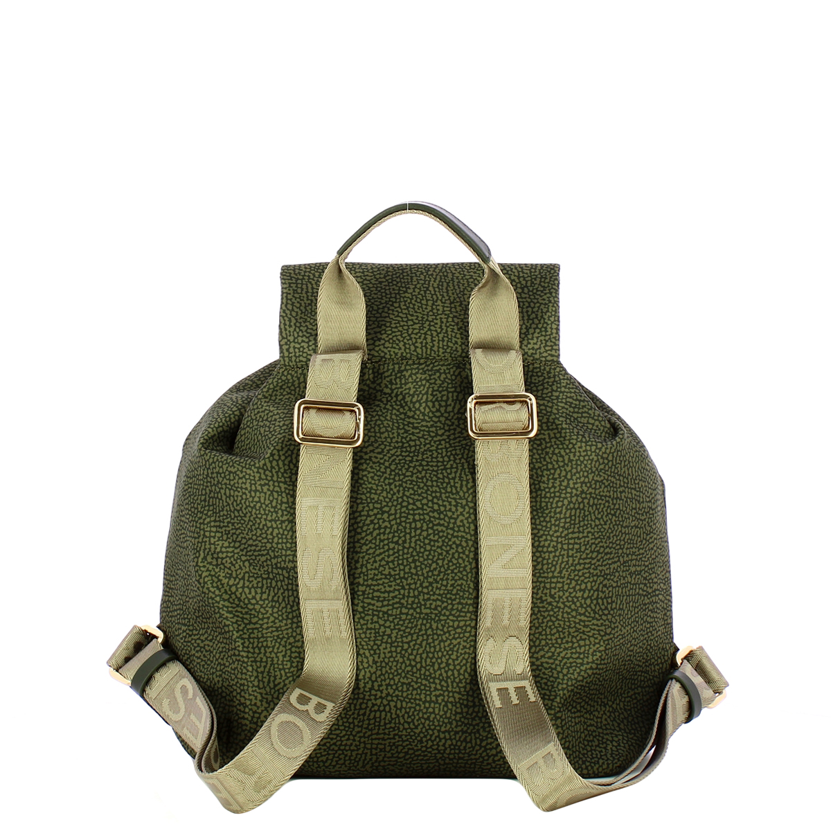 Borbonese Zaino Medium in Nylon Riciclato Alloro - 3 Borbonese Zaino Medium in Nylon Riciclato Alloro - 3