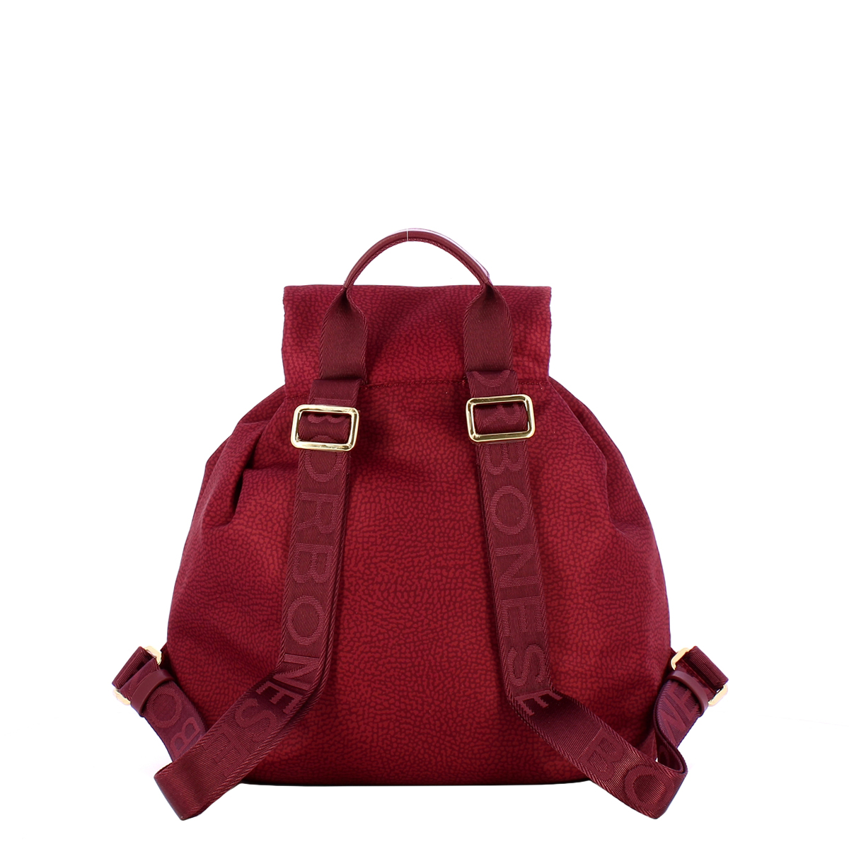 Borbonese Zaino Medium in Nylon Riciclato Merlot - 3 Borbonese Zaino Medium in Nylon Riciclato Merlot - 3