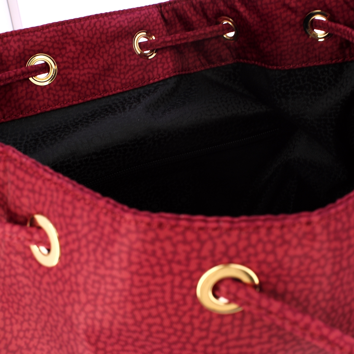 Borbonese Zaino Medium in Nylon Riciclato Merlot - 4 Borbonese Zaino Medium in Nylon Riciclato Merlot - 4