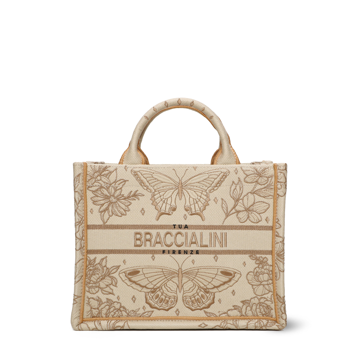 Braccialini Borsa a mano Queen Farfalle - 1