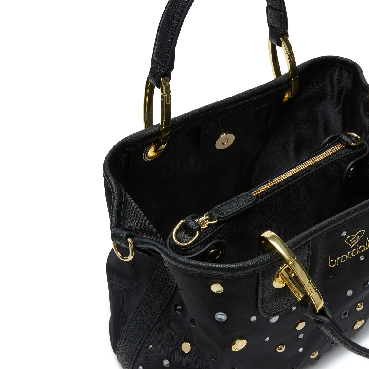 Braccialini Beth Strass small Nero Handbag - 4 Braccialini Beth Strass small Nero Handbag - 4