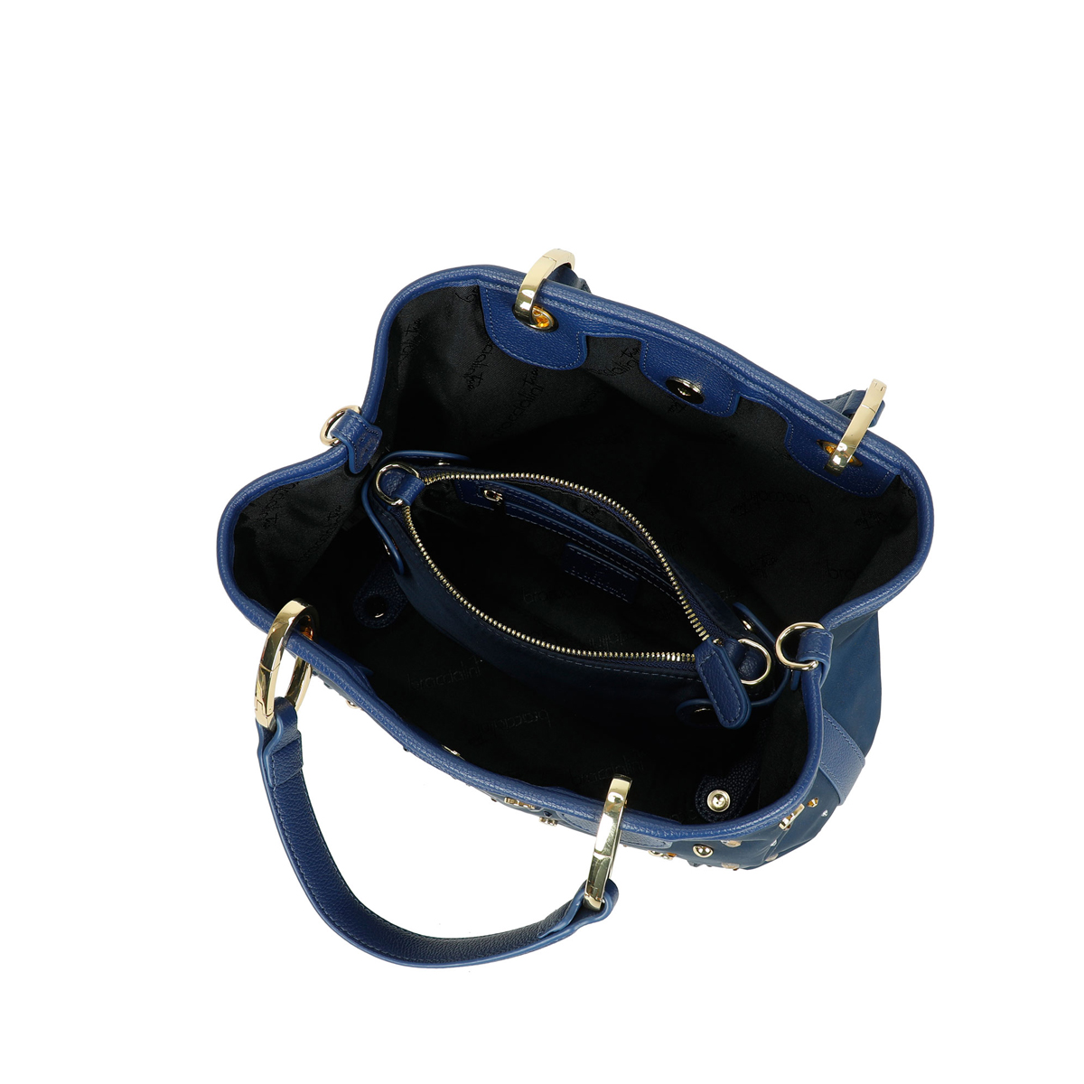 Braccialini Beth Strass small Blu Handbag - 4 Braccialini Beth Strass small Blu Handbag - 4