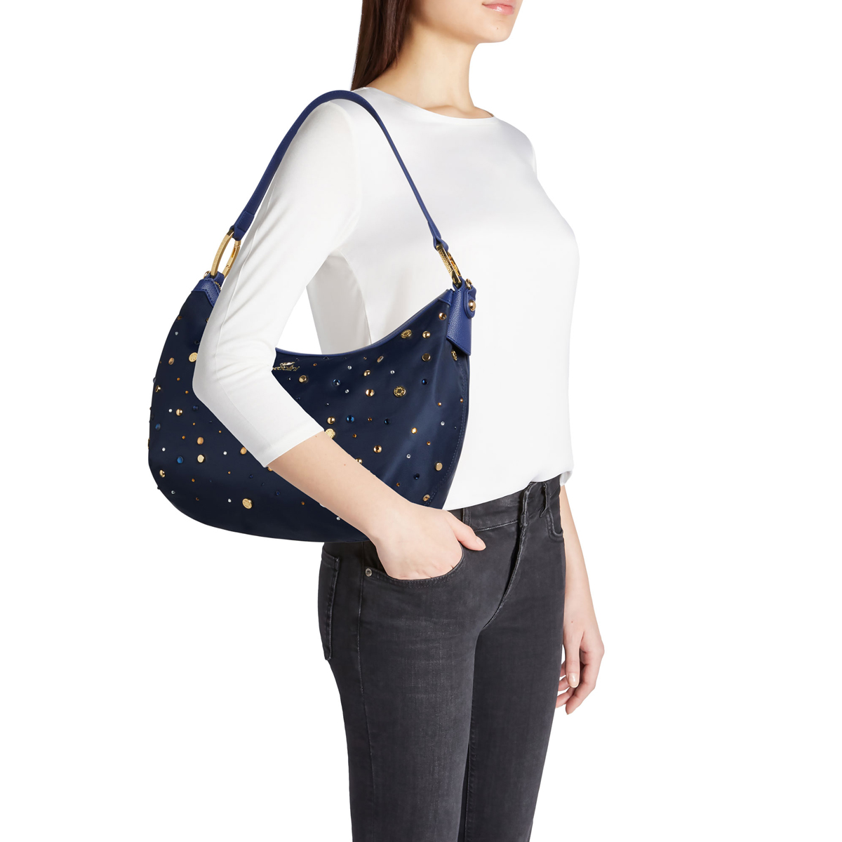 Braccialini Sottospalla Beth Strass Blu - 5