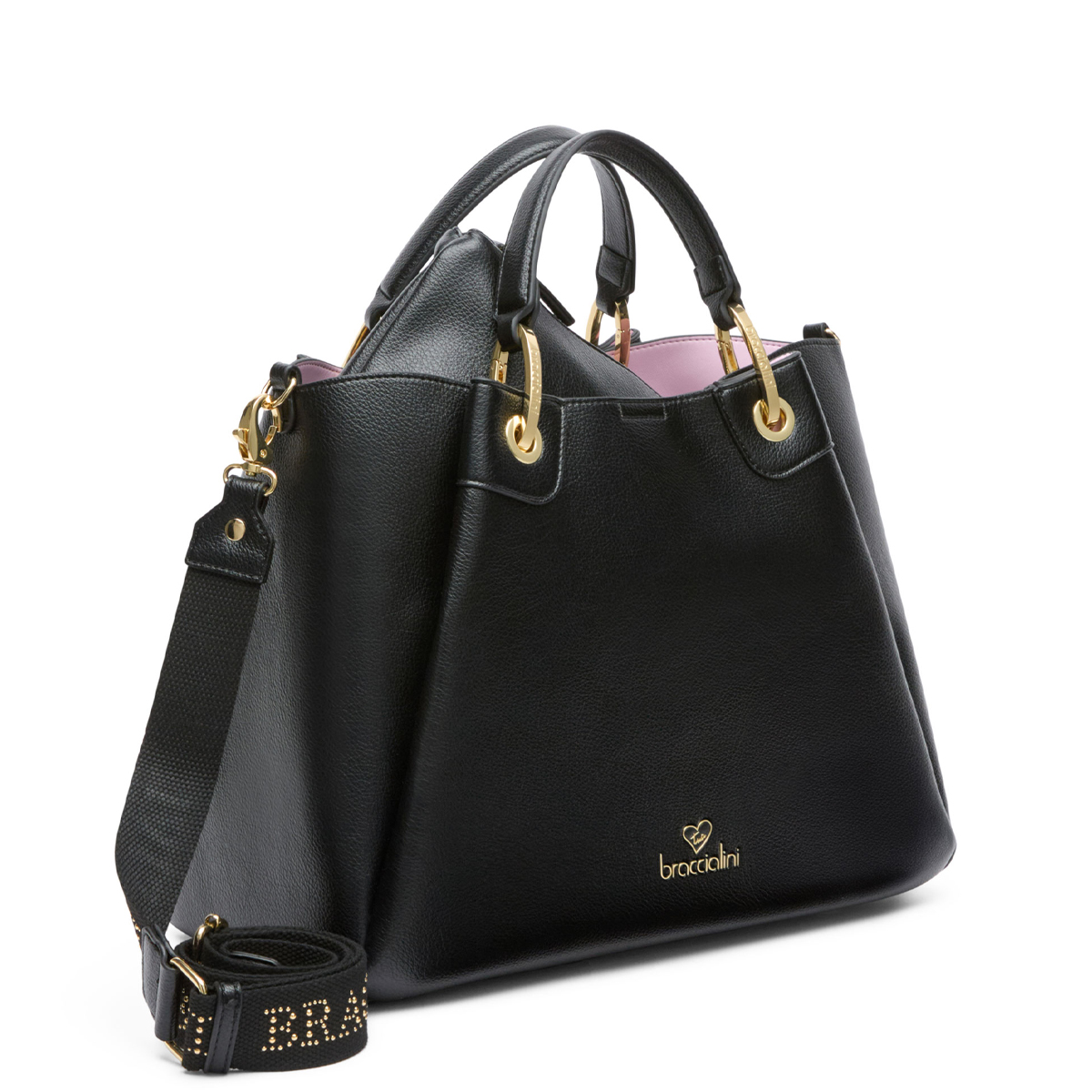 Braccialini Borsa a mano Amy grande Nero - 2