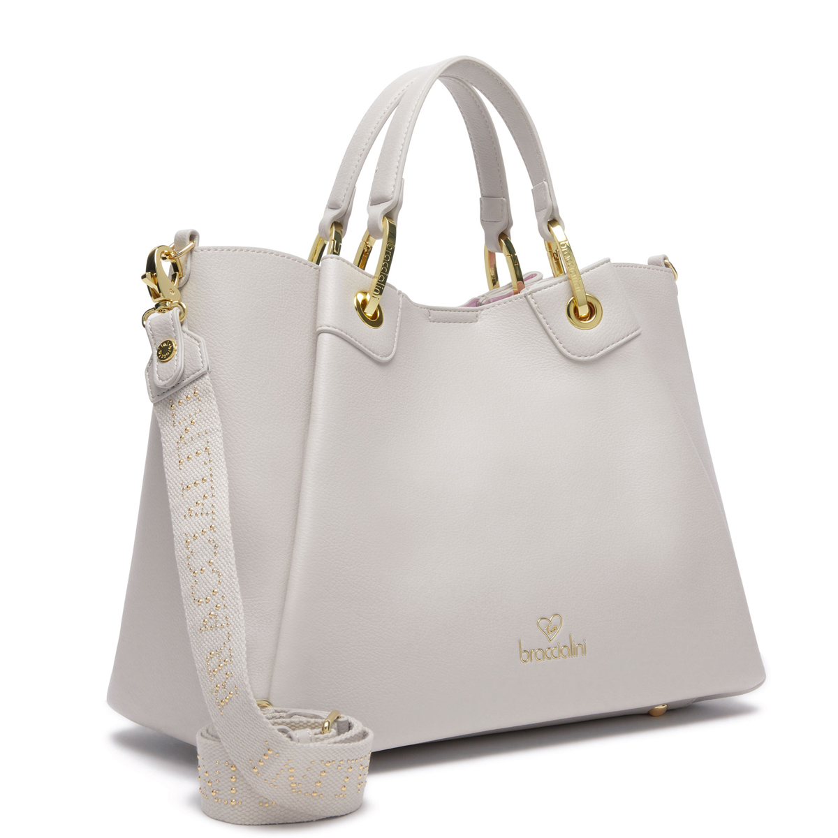 Braccialini Borsa a mano Amy grande Grigio - 3