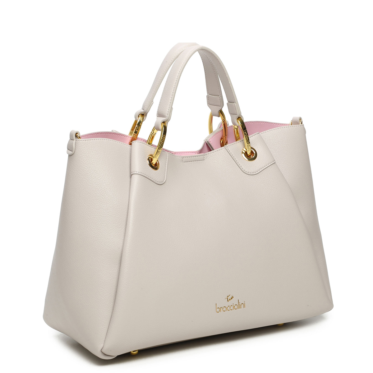 Braccialini Borsa a mano Amy grande Grigio - 4