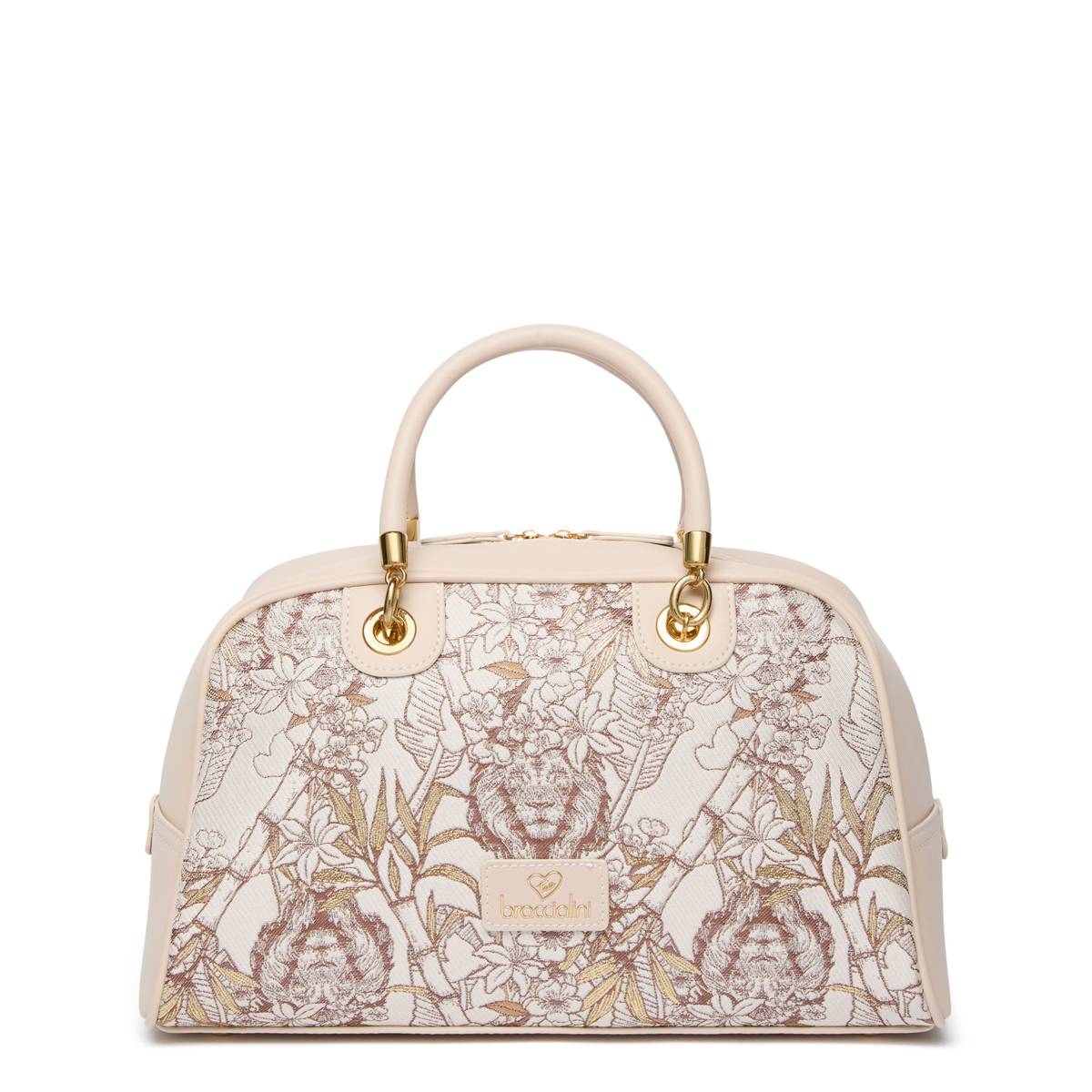 Braccialini Bauletto Jacquard Beige - 1