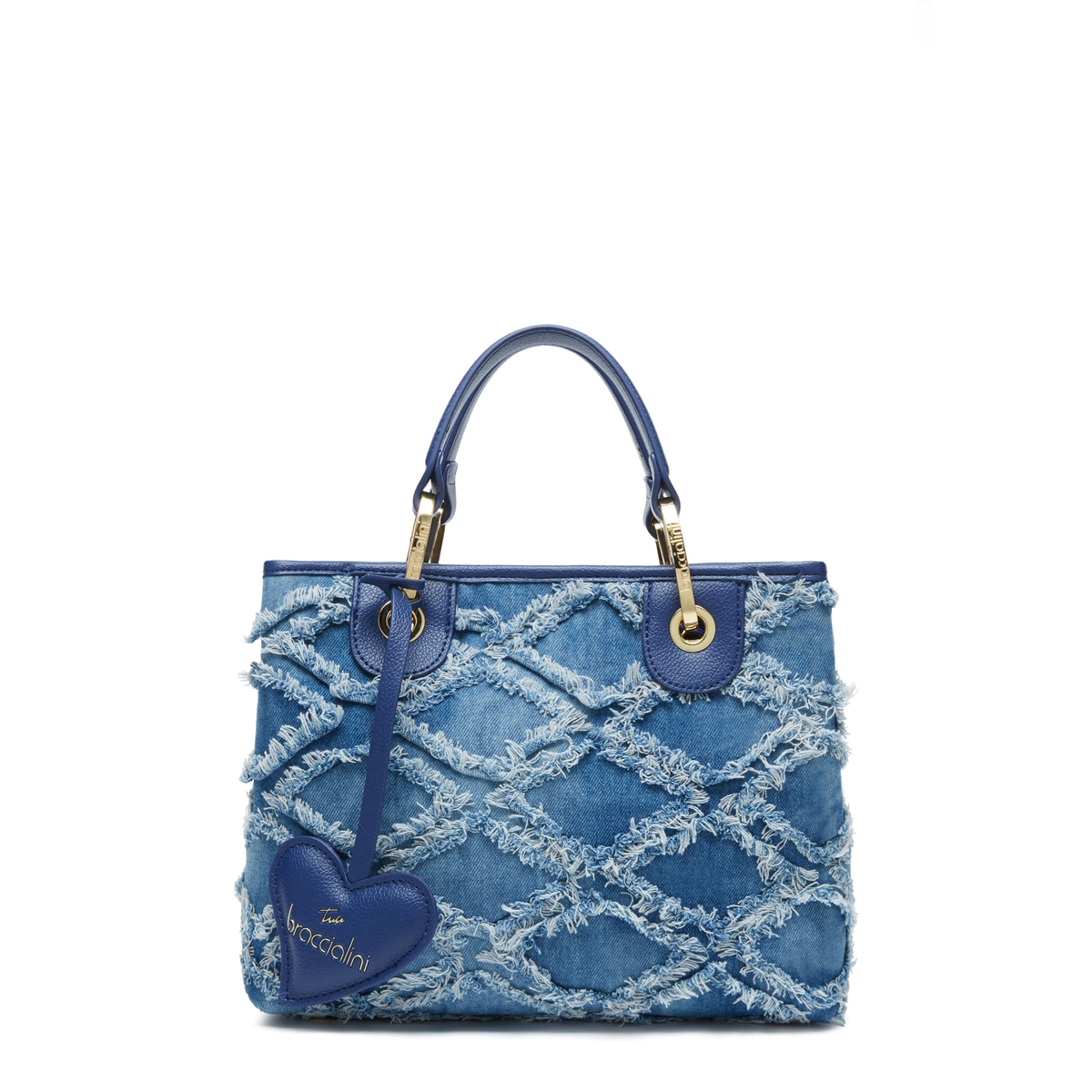 Braccialini Borsa a mano Beth Jeans piccola Blu - 1