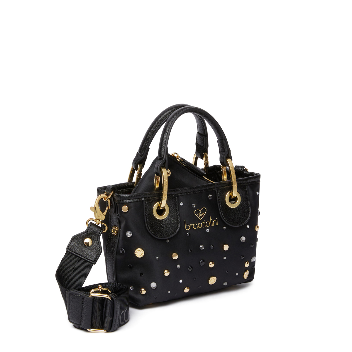 Braccialini Borsa a mano Bethe Strass Nero - 3 Braccialini Borsa a mano Bethe Strass Nero - 3