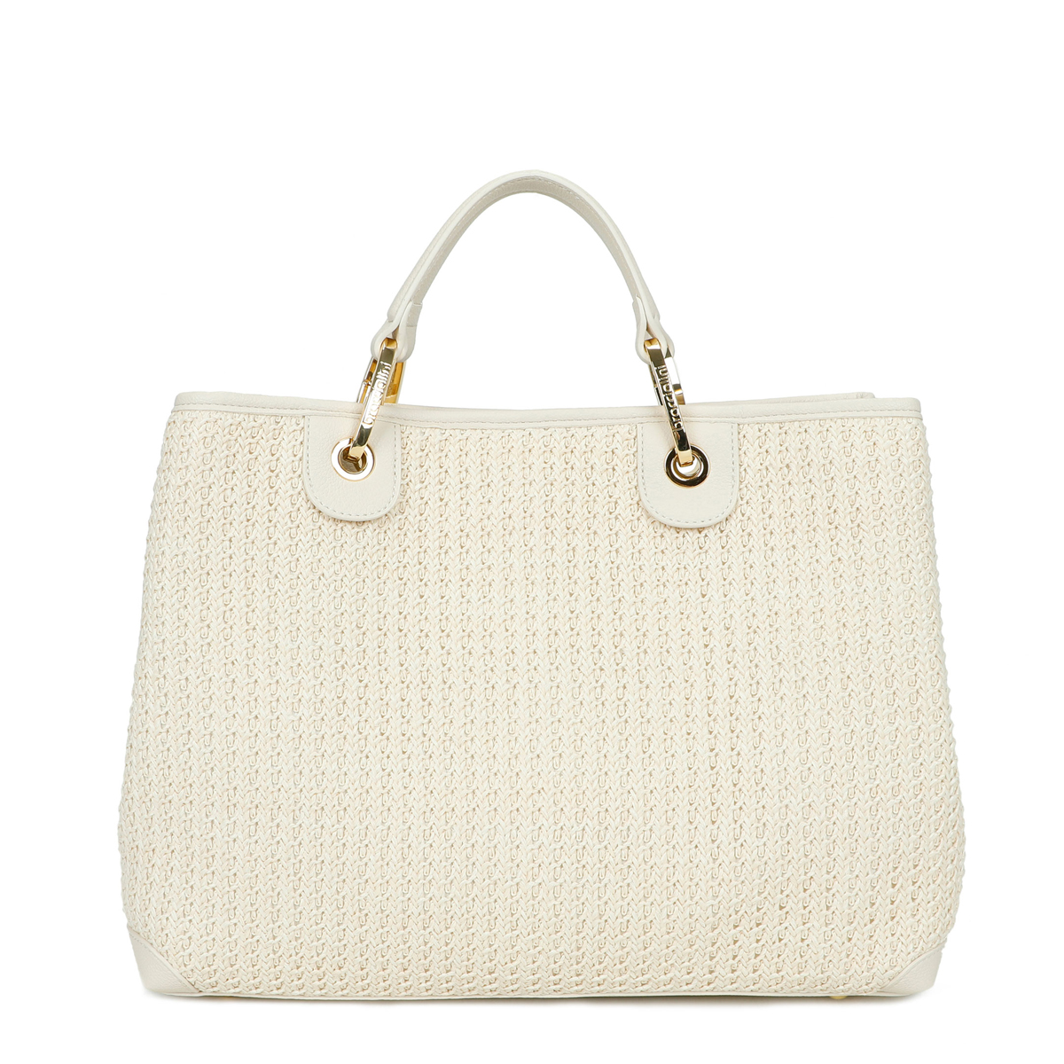 Braccialini Borsa a mano Beth Tricot grande Bianco - 3