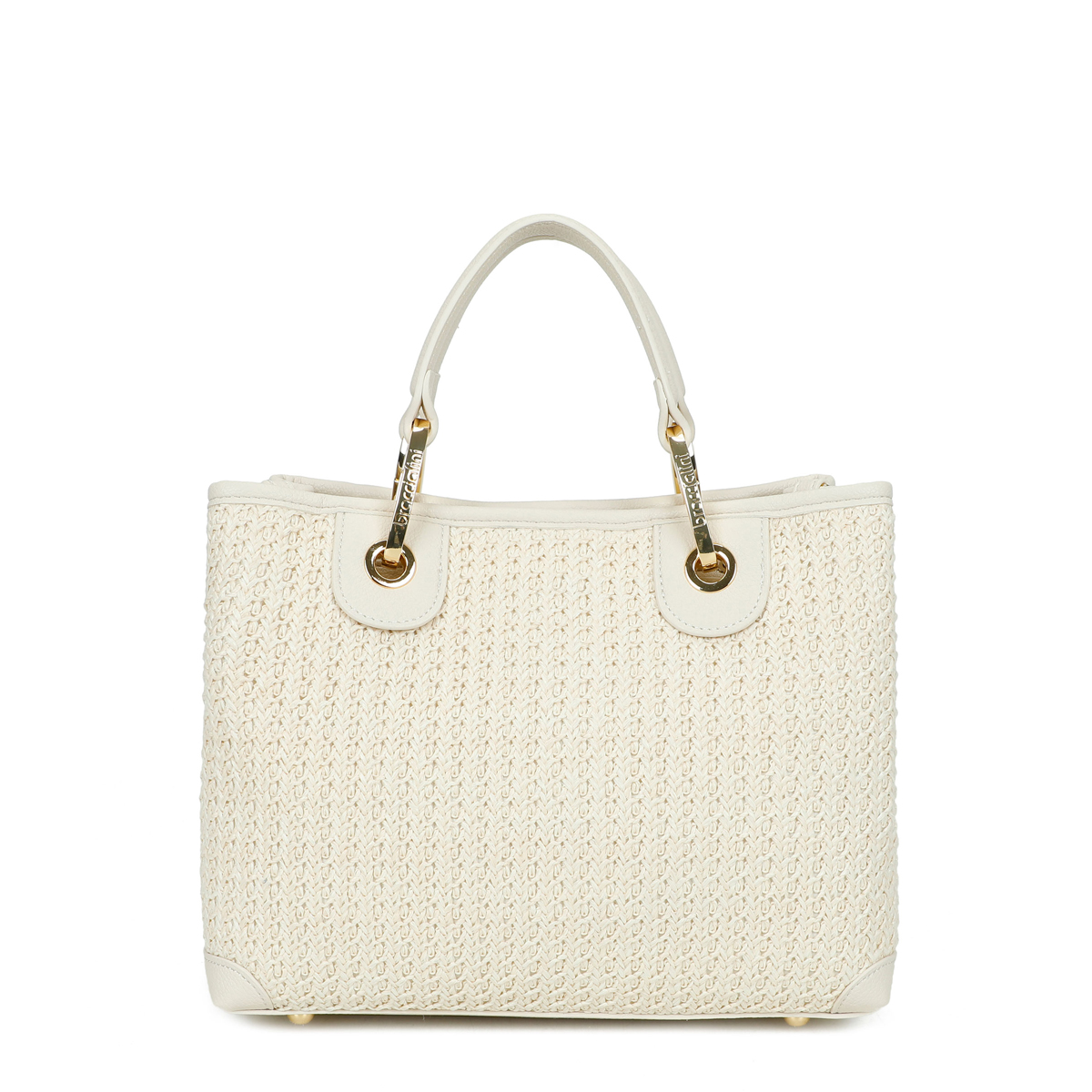 Braccialini Borsa a mano Beth Tricot Bianco - 3