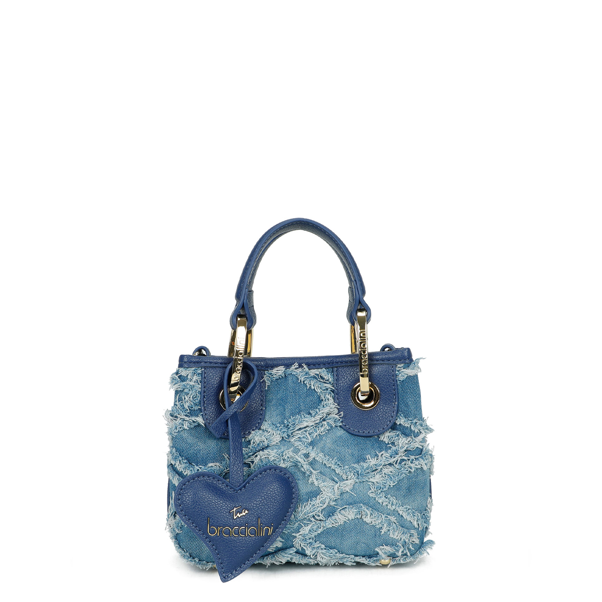 Braccialini Borsa a mano Beth Jeans mini Blu - 1